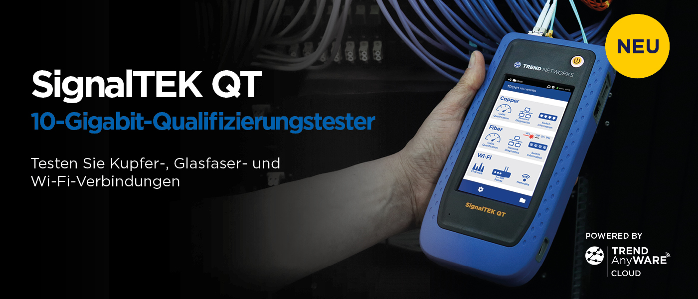 SignalTEK QT 10 Gigabit Qualification Tester