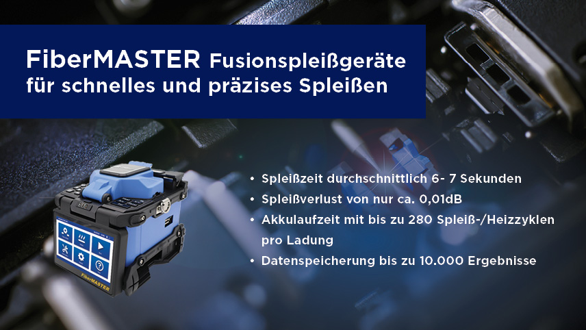 FiberMASTER Fusion Splicer
