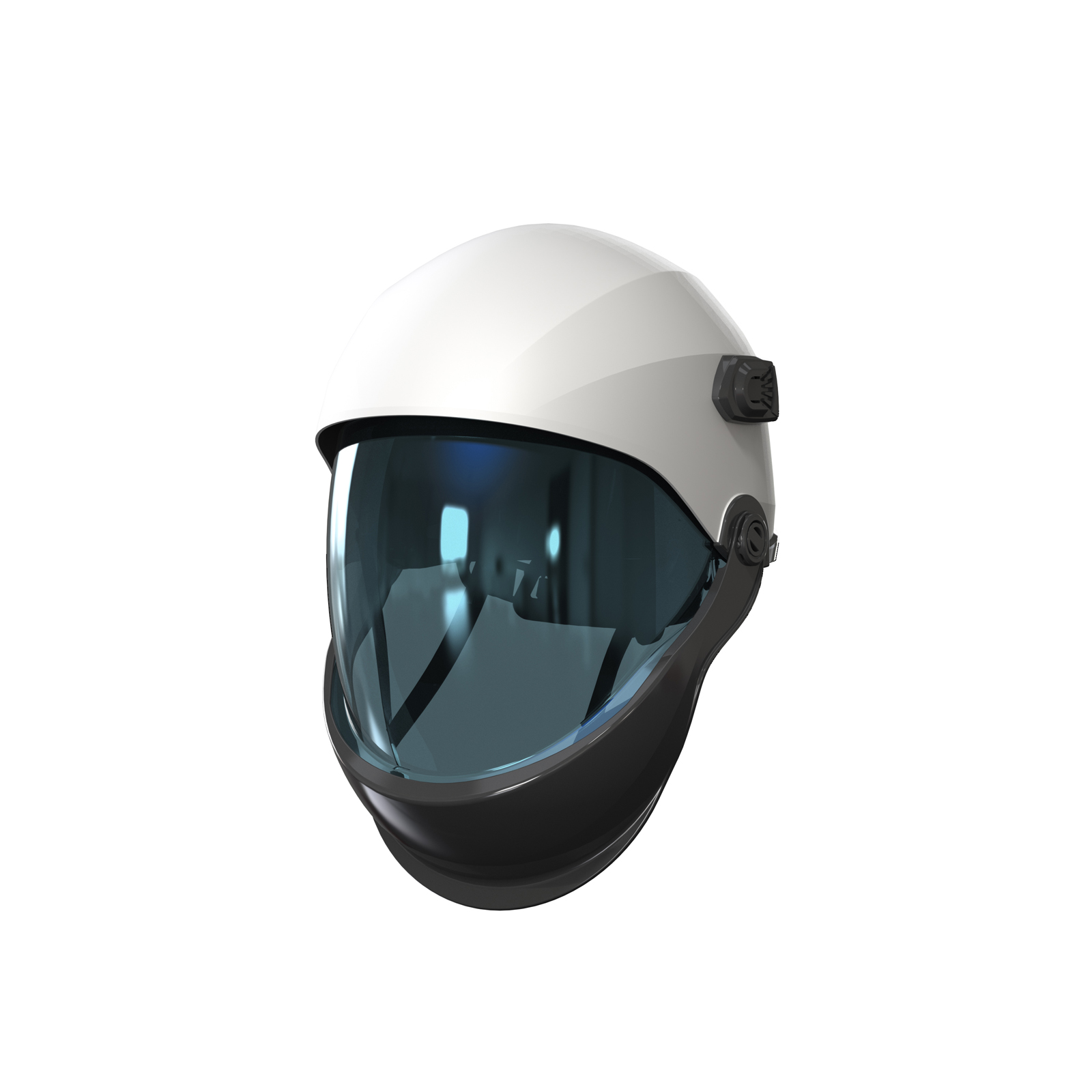 Electrician Face Protection Visor with Clip-On System