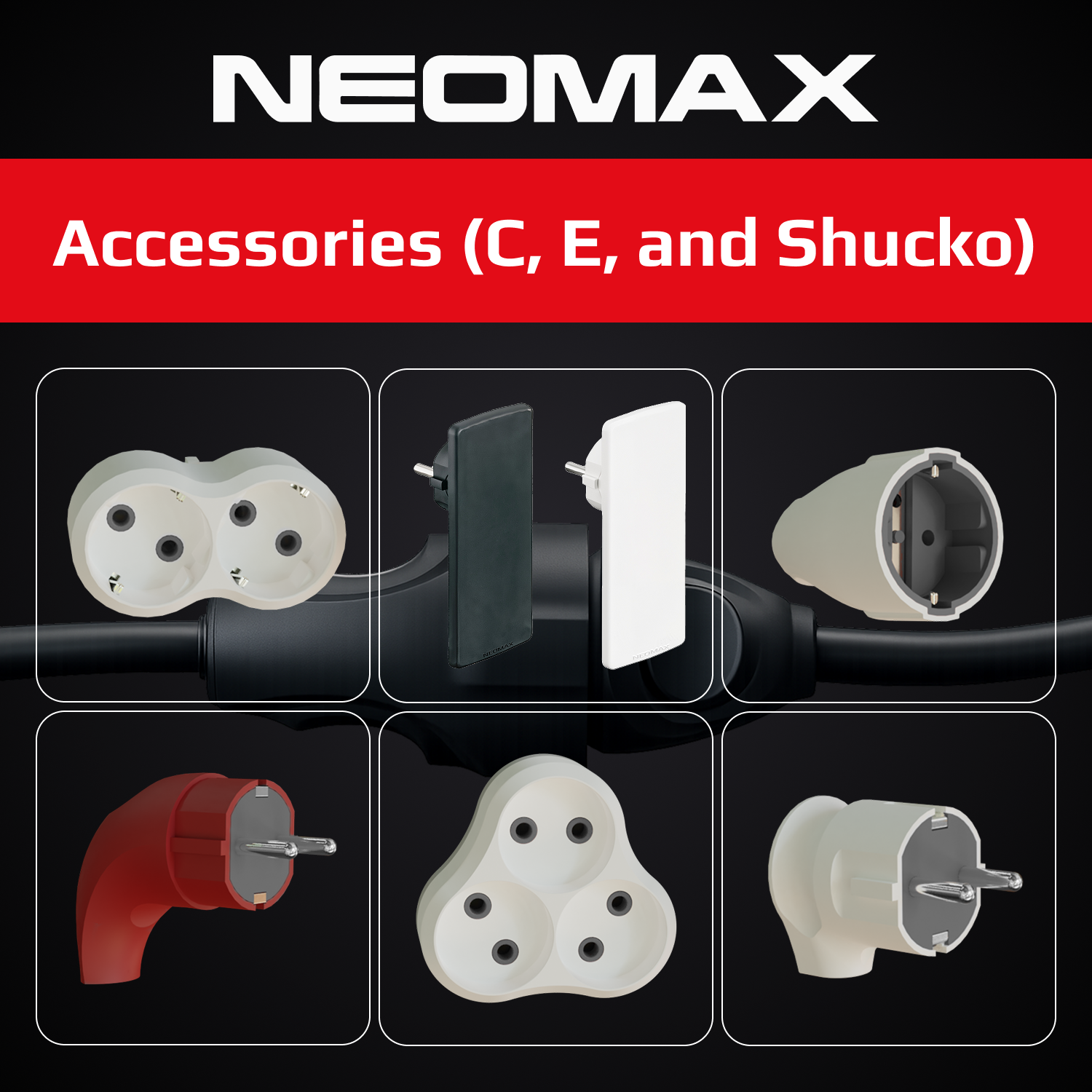 Accessories (C, E, and Shucko)