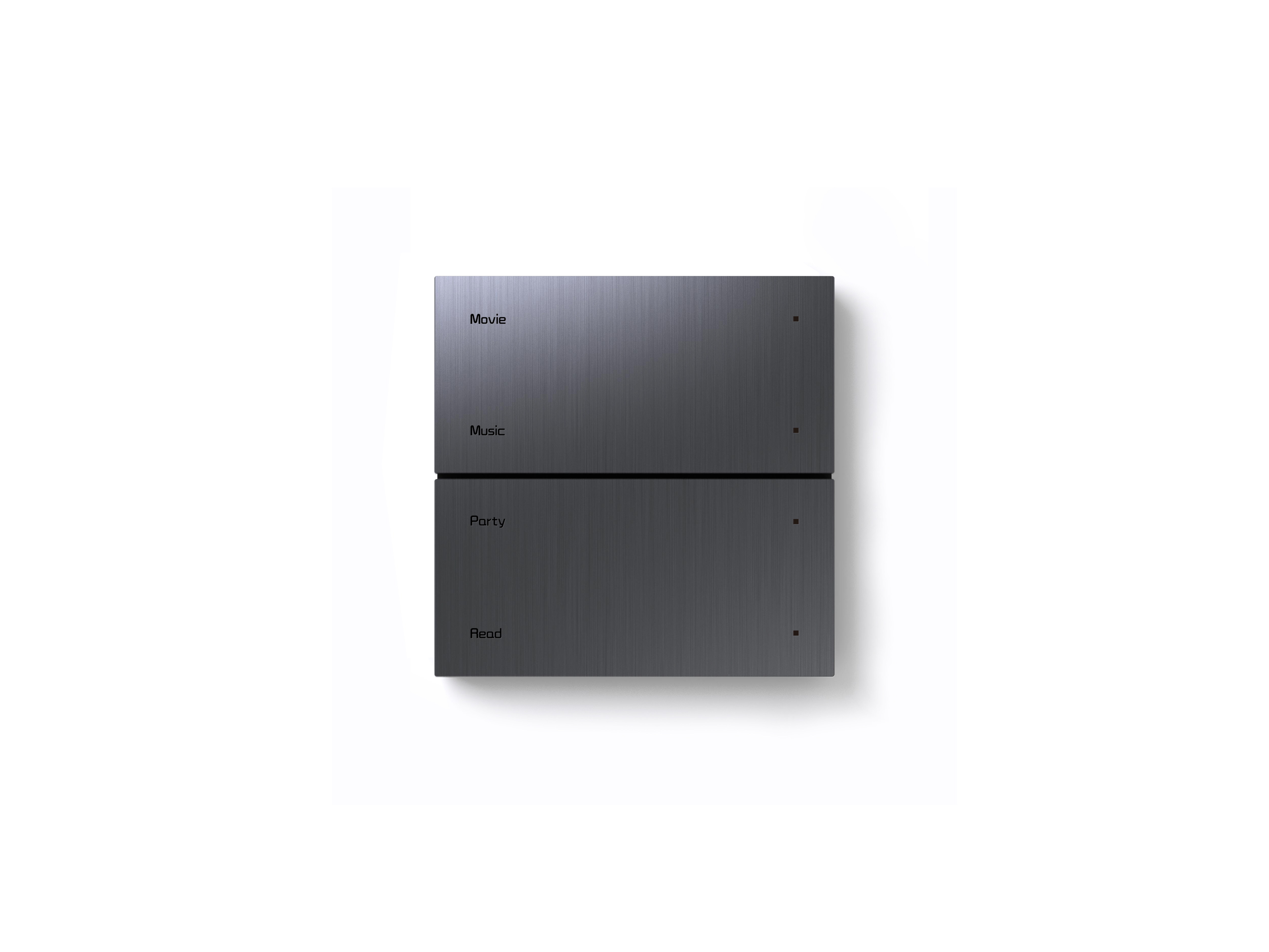 Frameless lighting control switch