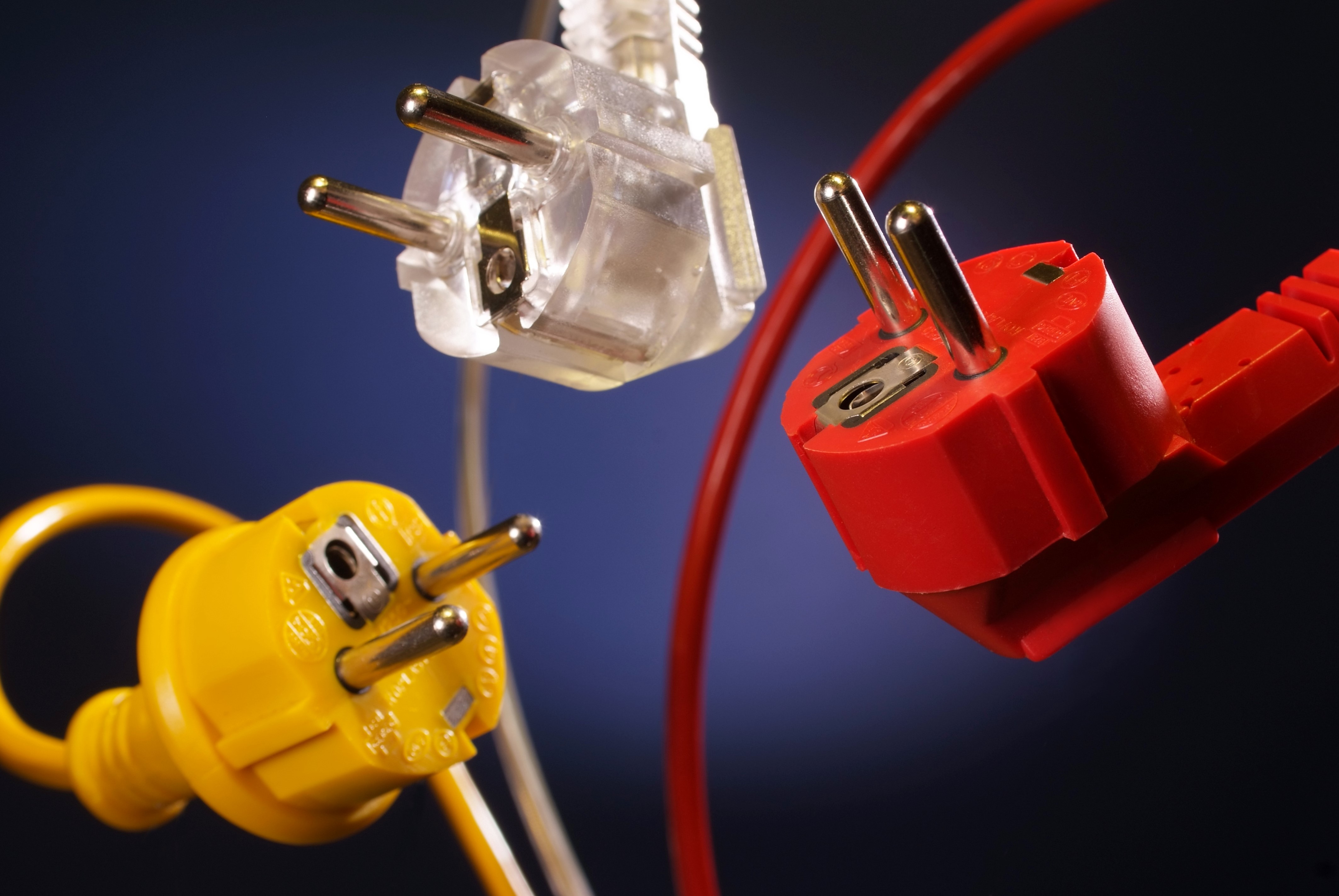 Power-cords with plugs and connectors