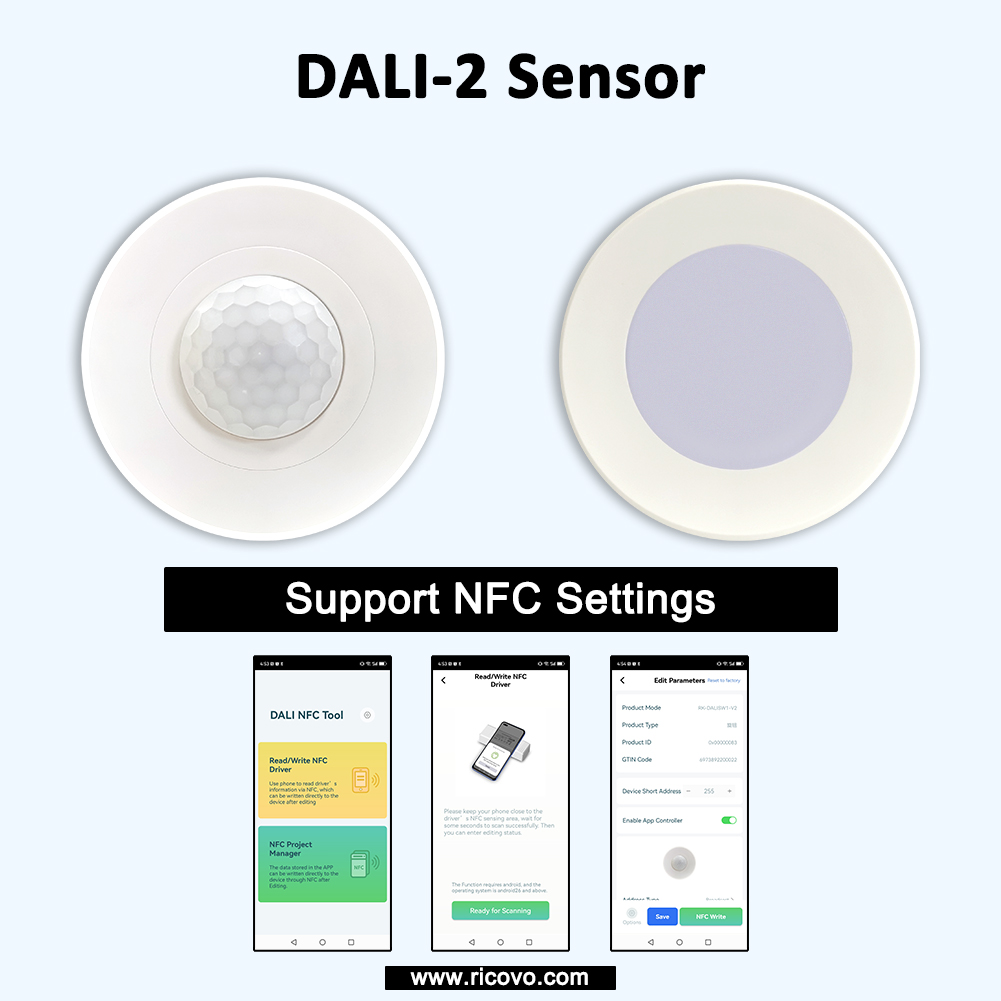 DALI-2 PIR Occupancy and Light Sensor