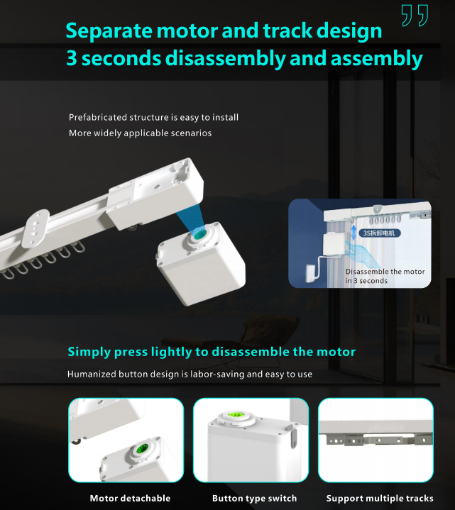KNX Curtain Motor