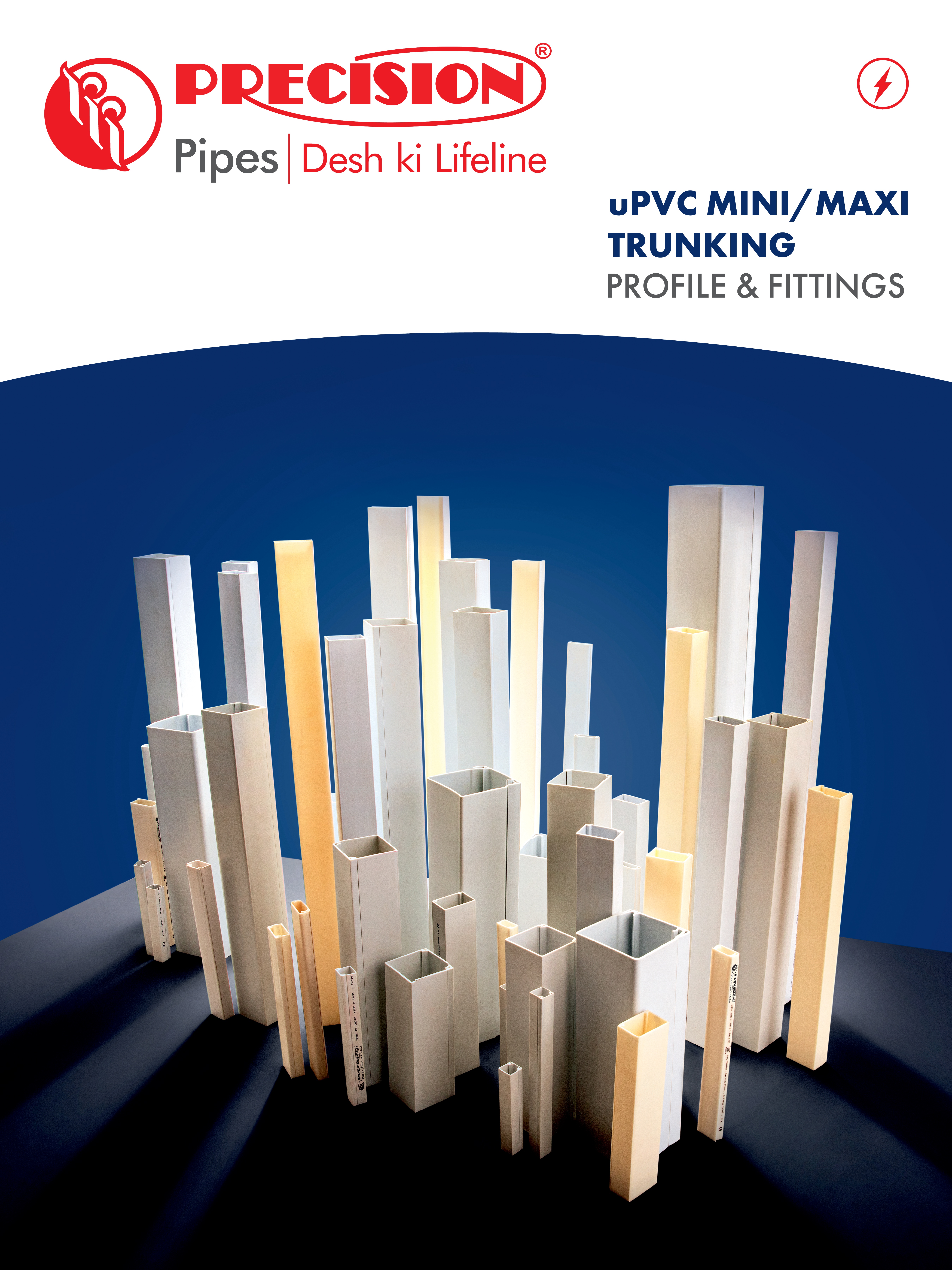 UPVC MINI/MAXI TRUNKING PROFILES AND FITTINGS