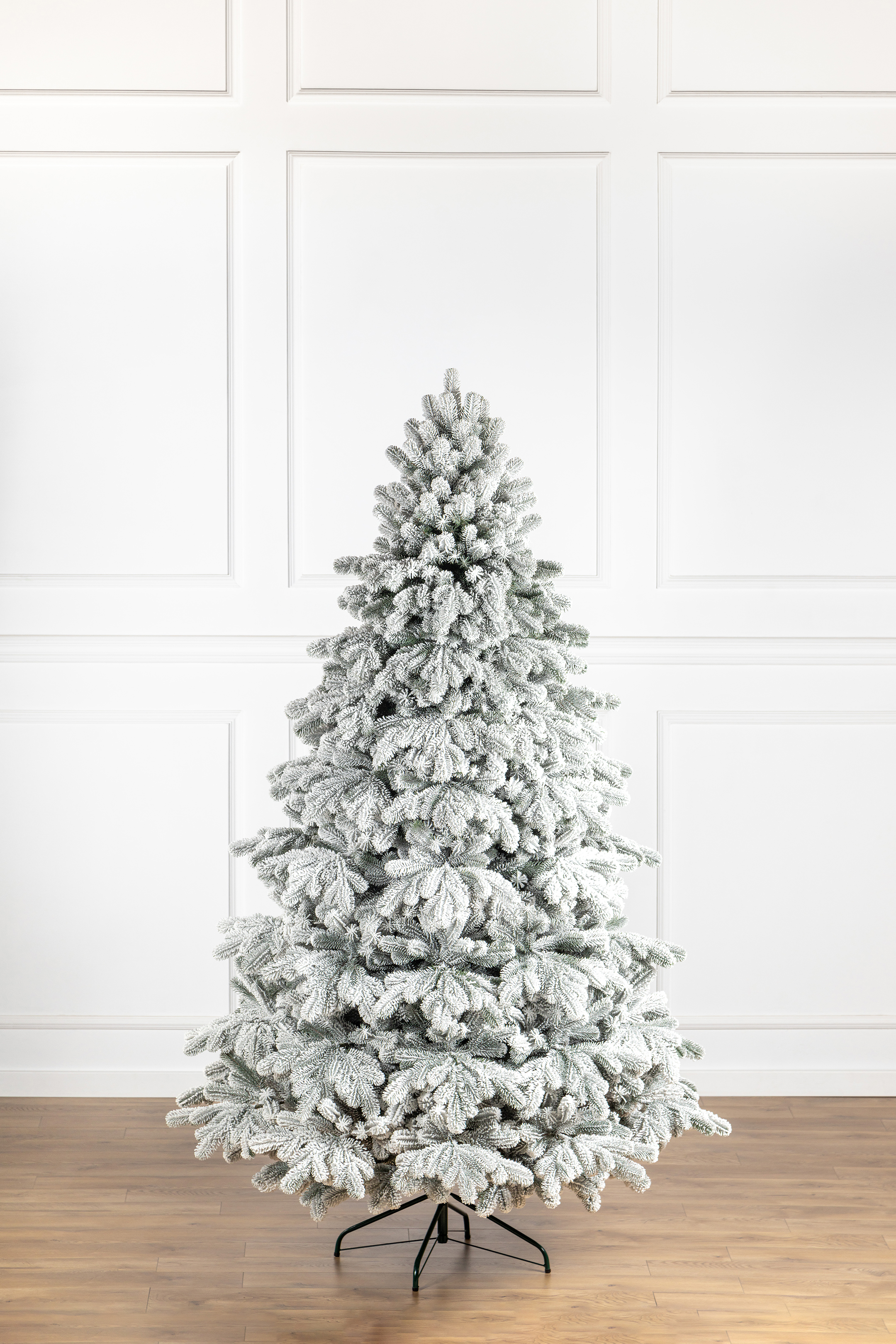 Christmas tree "Versailles" flocked