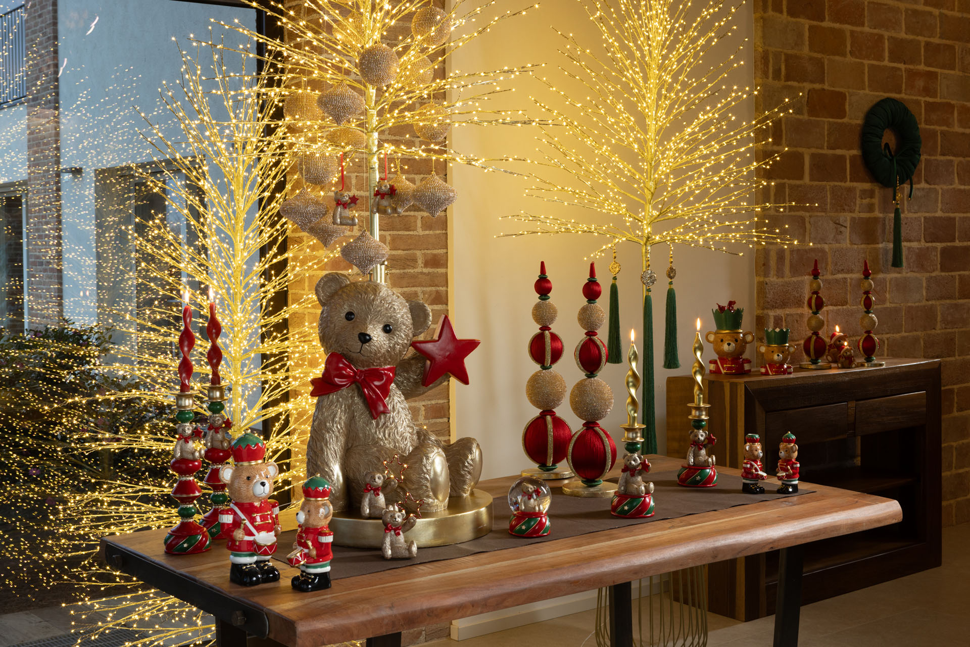 Candle Holders - Christmas Decorations - Designed Exclusively by Tonosutono