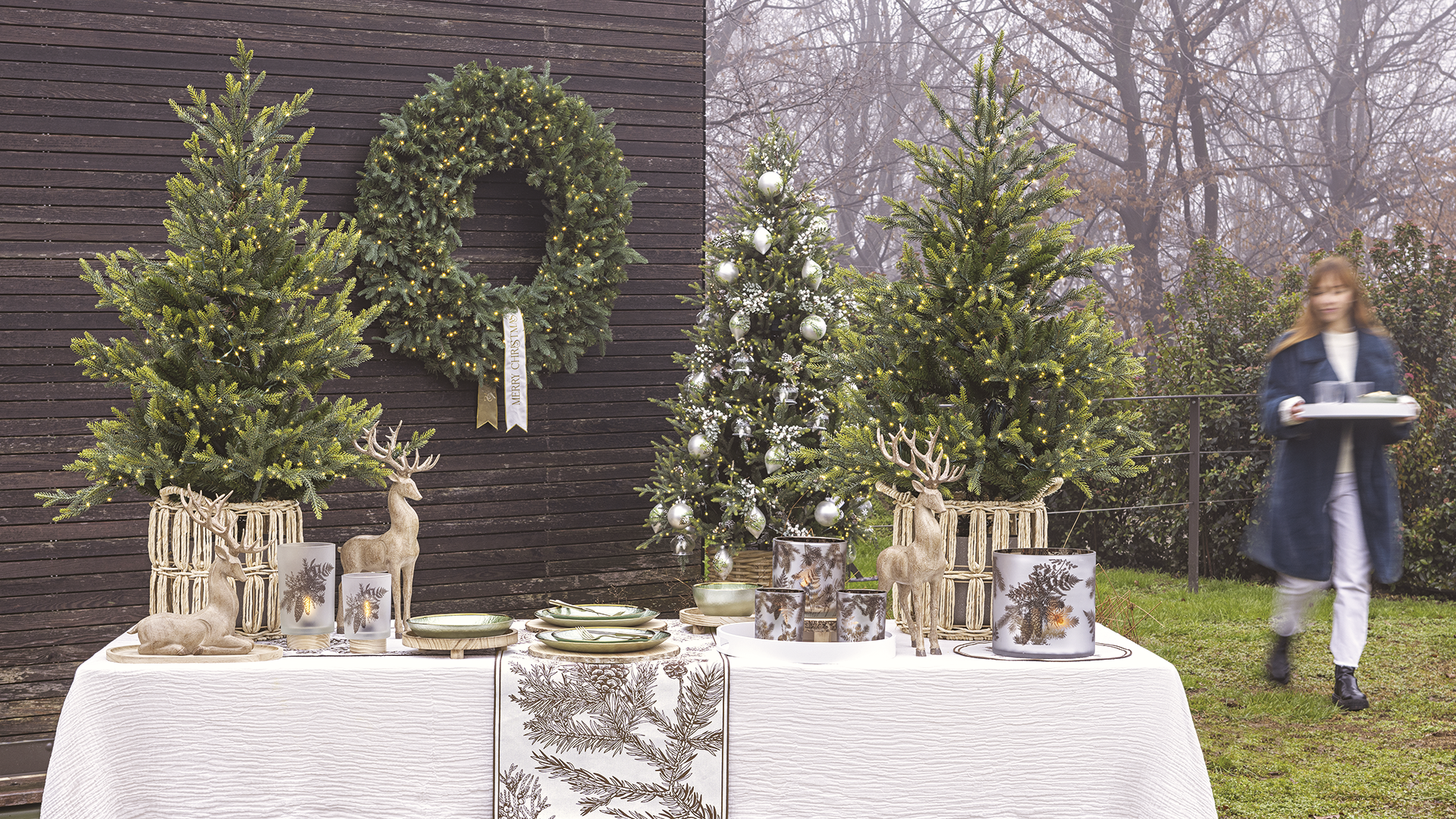 Artificial Christmas Trees and Tableware - Designed Exclusively by Tonosutono