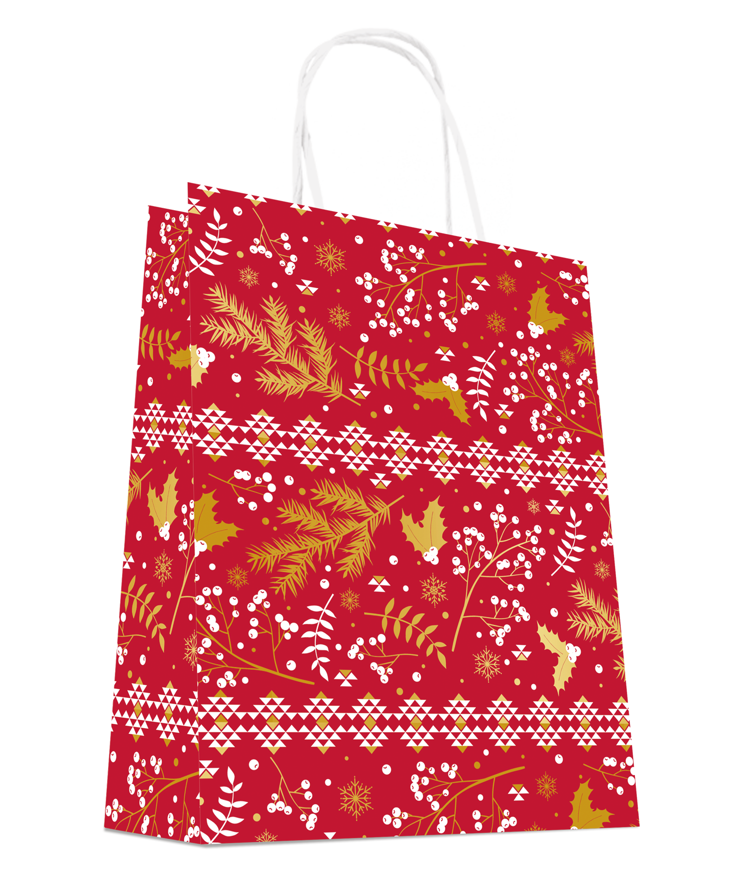 Kraft Carrier Bags with Twisted Handles