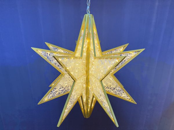 230V foldable 3D star lights 100cm