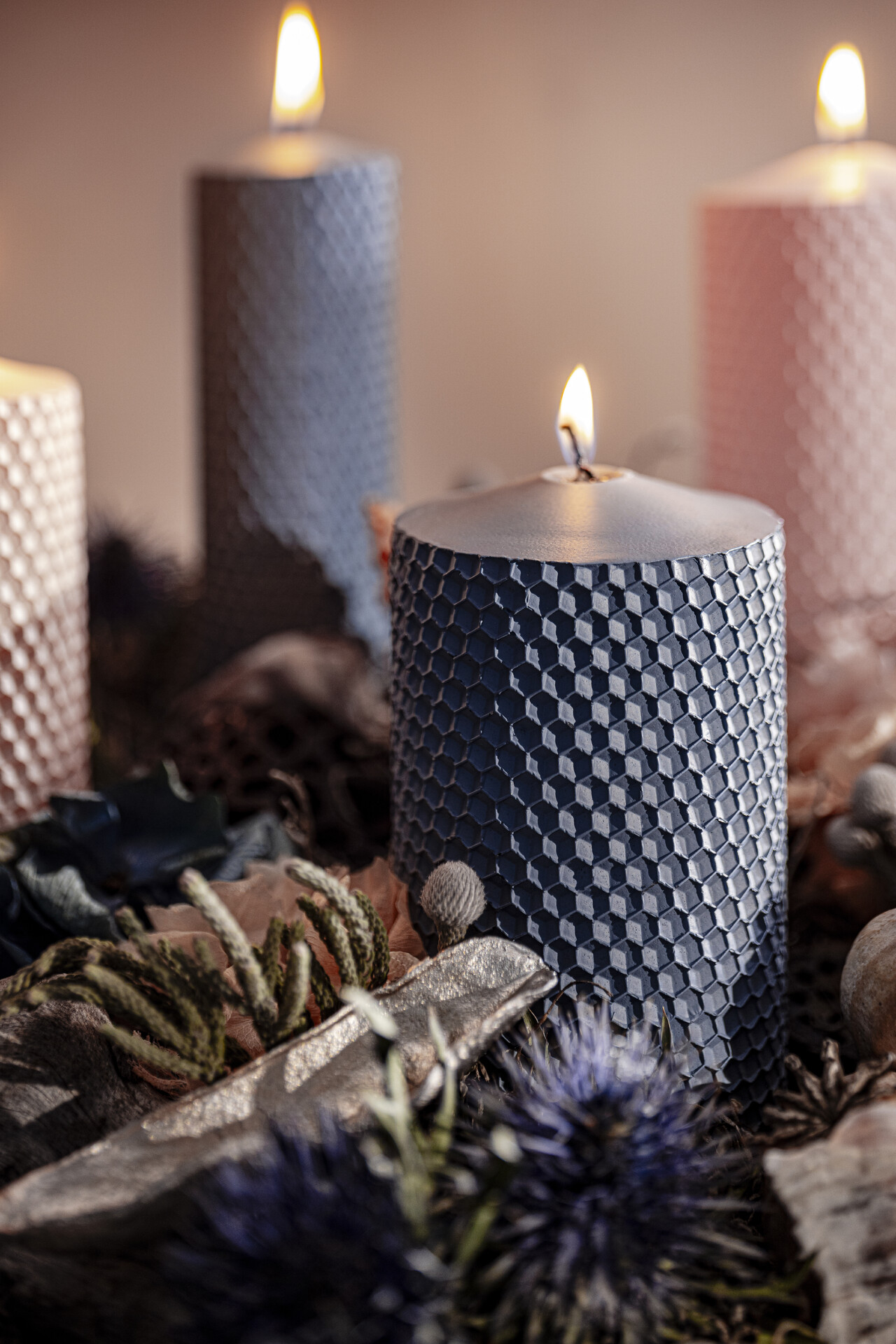 Beeswax look Candle 