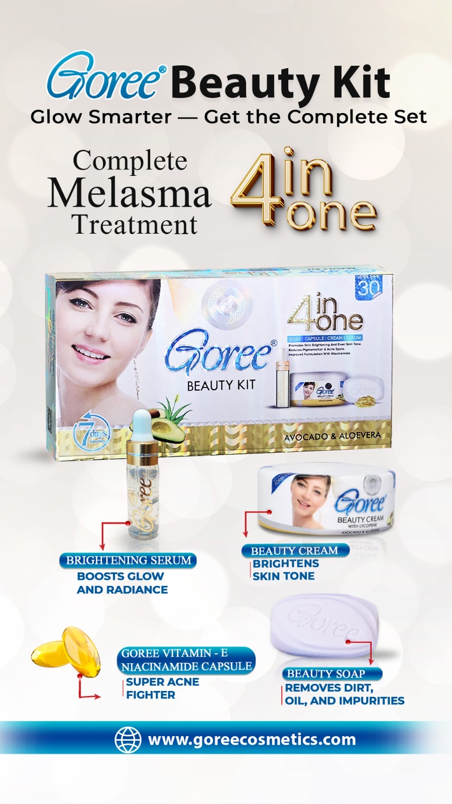 GOREE 4IN1 BEAUTY KIT