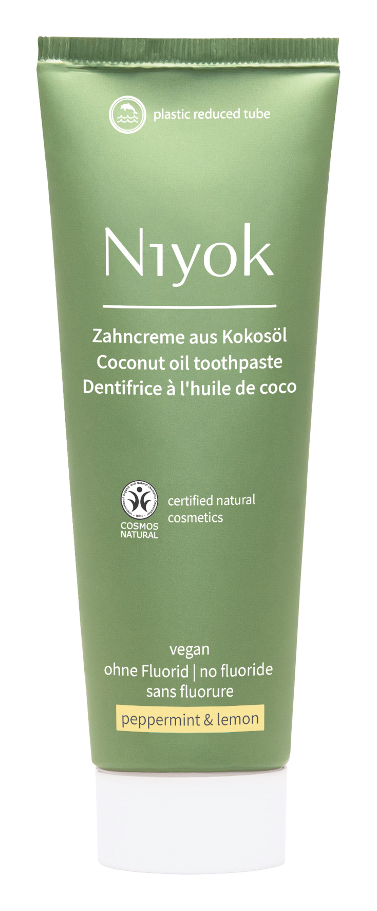 NIYOK - Coconut oil toothpaste peppermint & lemon 75 ml