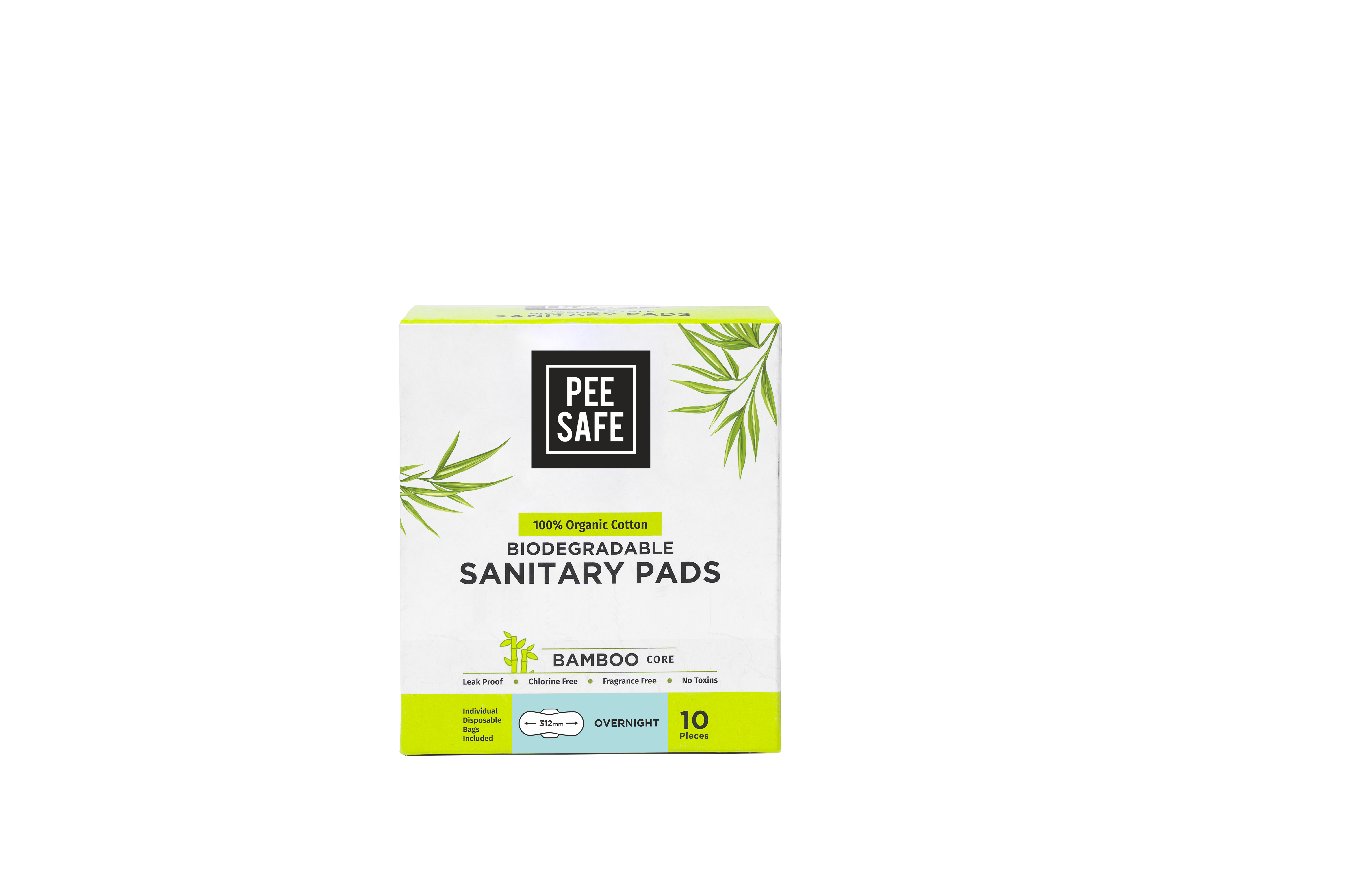 Pee Safe Biodegradable Sanitary Napkins