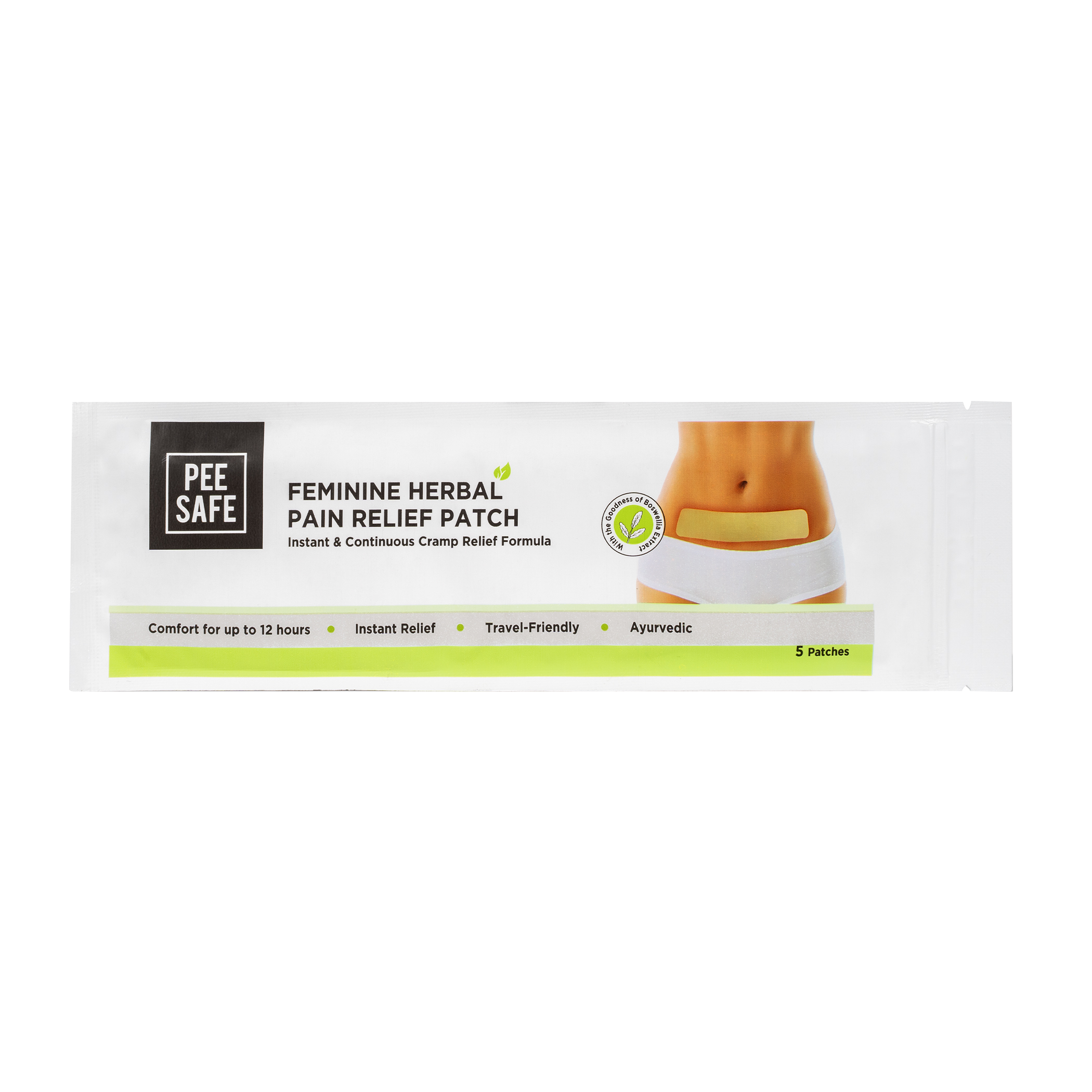 Pee Safe Feminine Herbal Pain Relief Patch