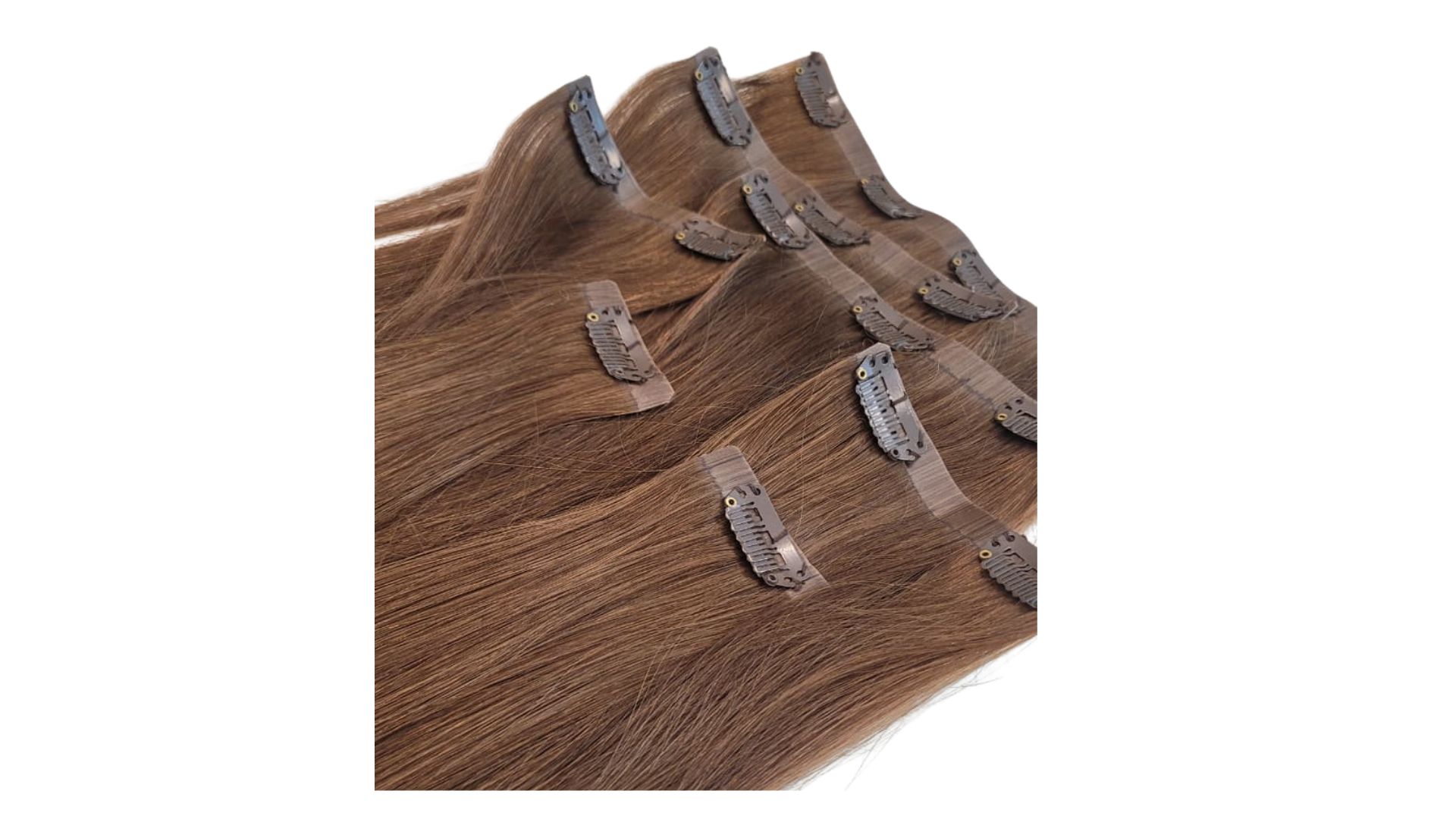 PU Clip In Hair Extensions