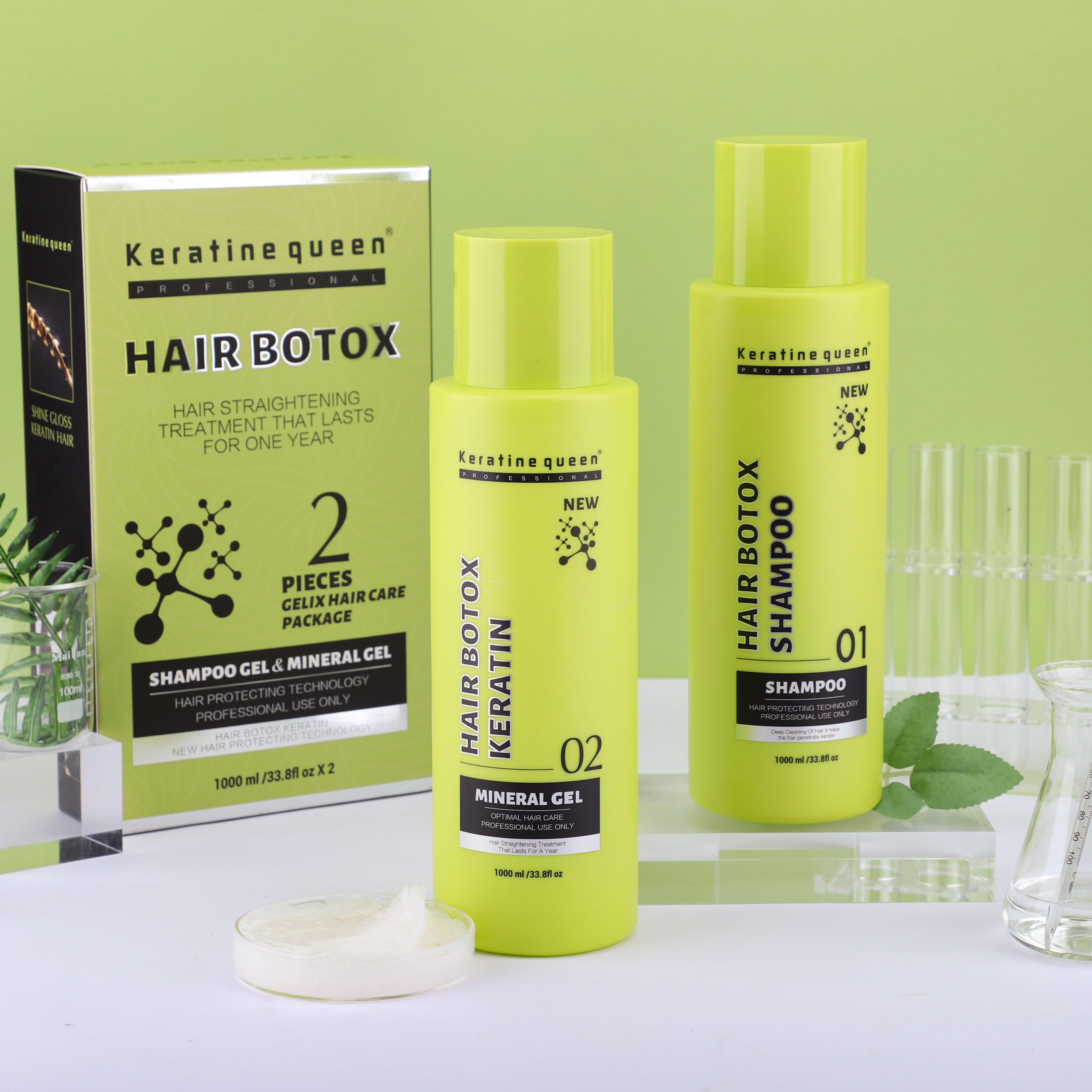 BOTOX SHAMPOO+ HAIR STRAIGHTENING TREATMENT