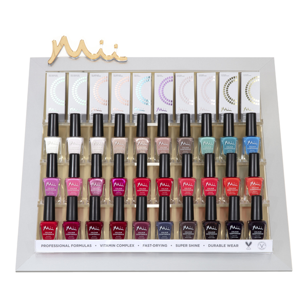 Mii Colour Confidence Nail Polish Counter Display