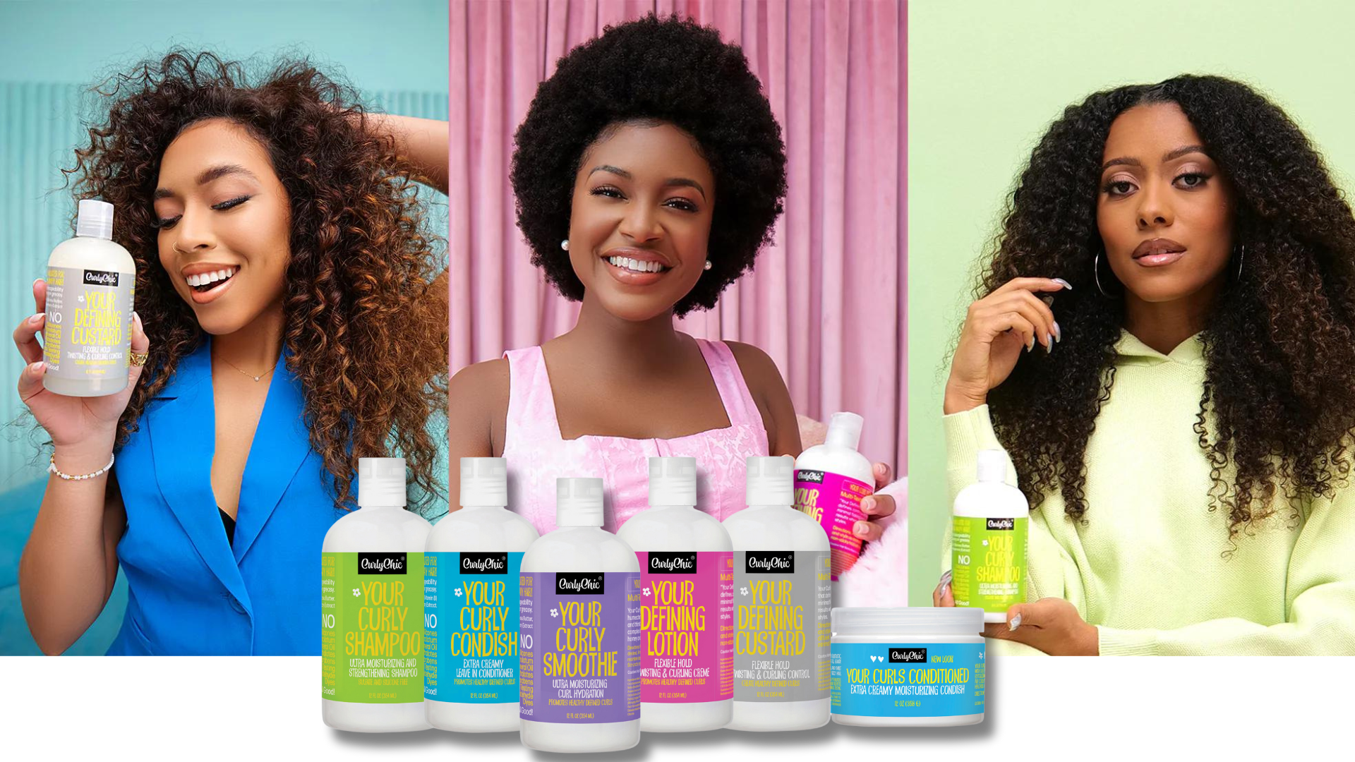 CurlyChic Mixed Texture Hair Care