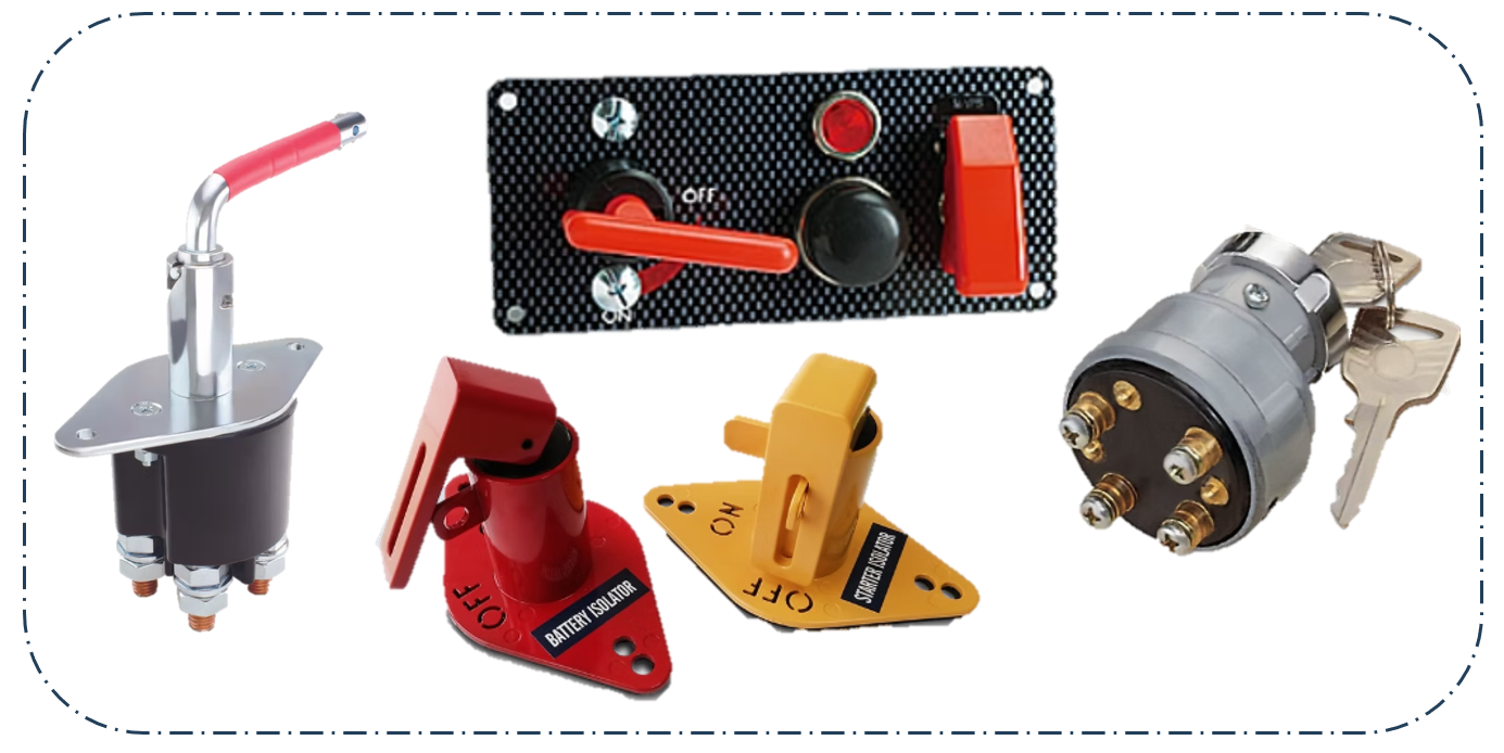 Ignition Switches, Battery Isolators 、 Signal Light Switches