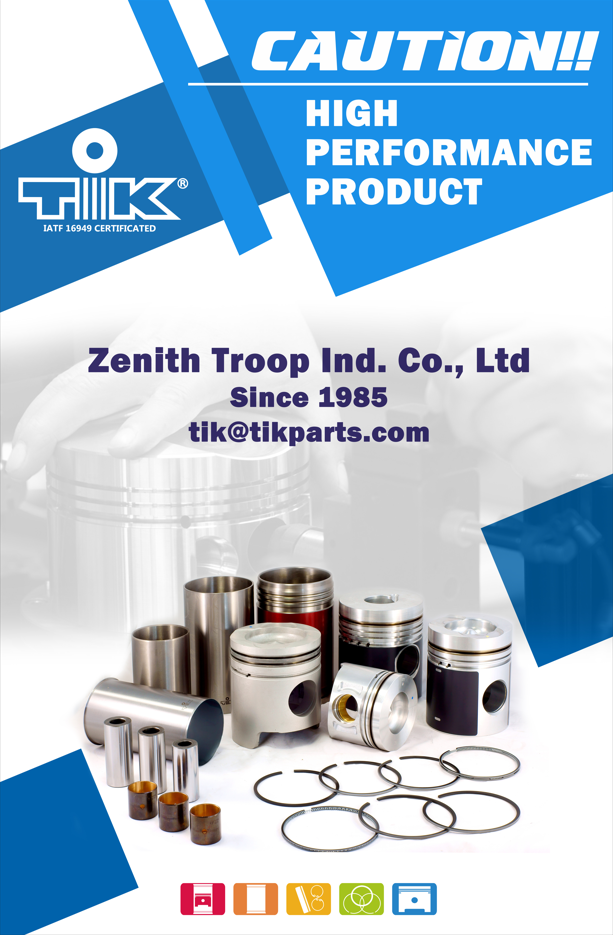 Piston、Forged Piston, Piston Ring、Liner 