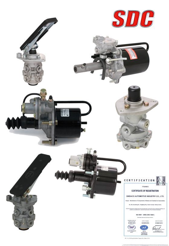 Clutch Booster、Foot Brake Valve、Pressure Regulator、Clutch Master、Gearshift
