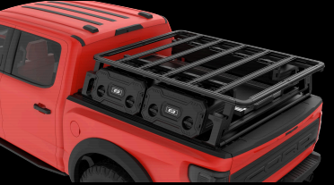 Truck bed rack cargo system