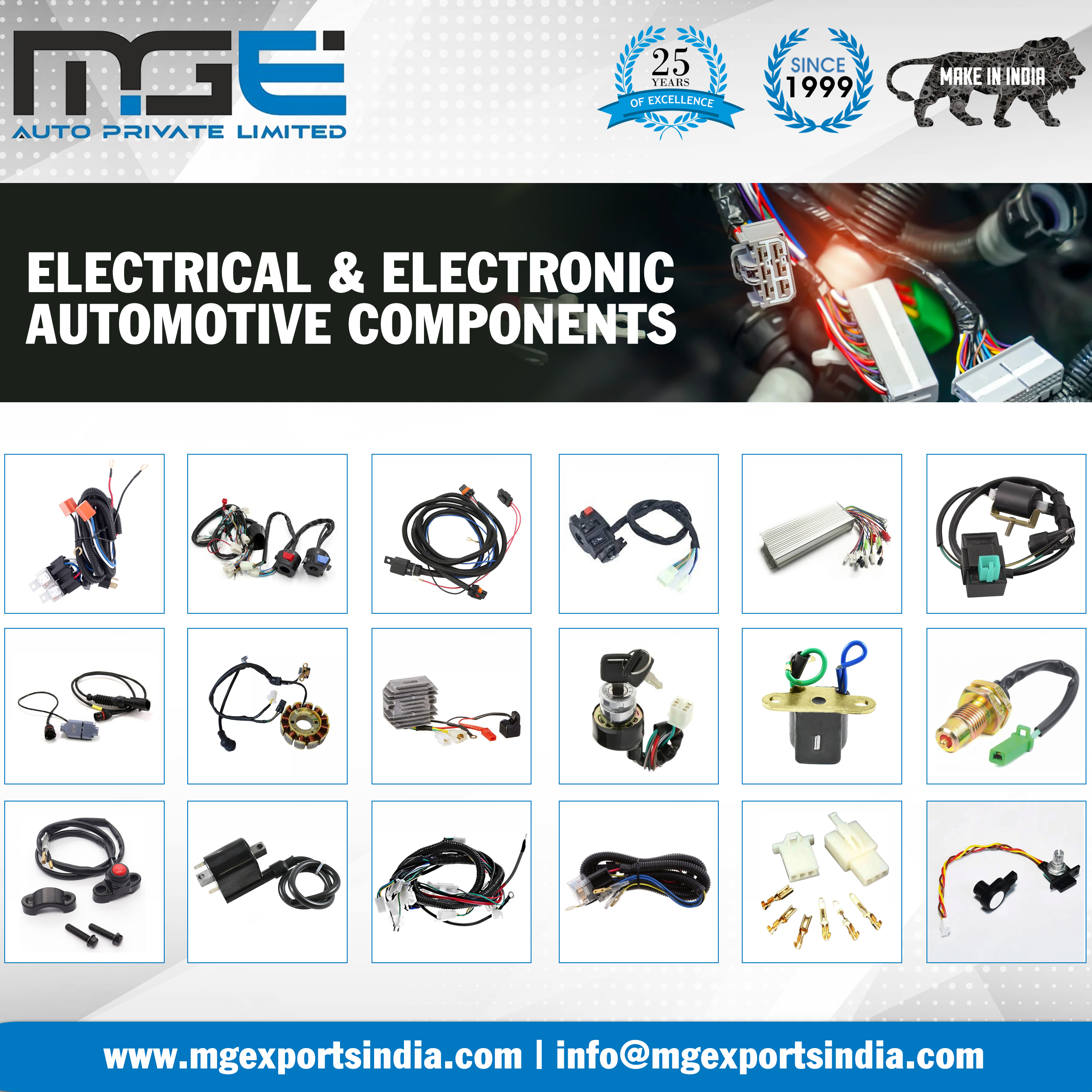 Electrical & Electronic Automotive Components – Reliable Wiring & Power Solutions