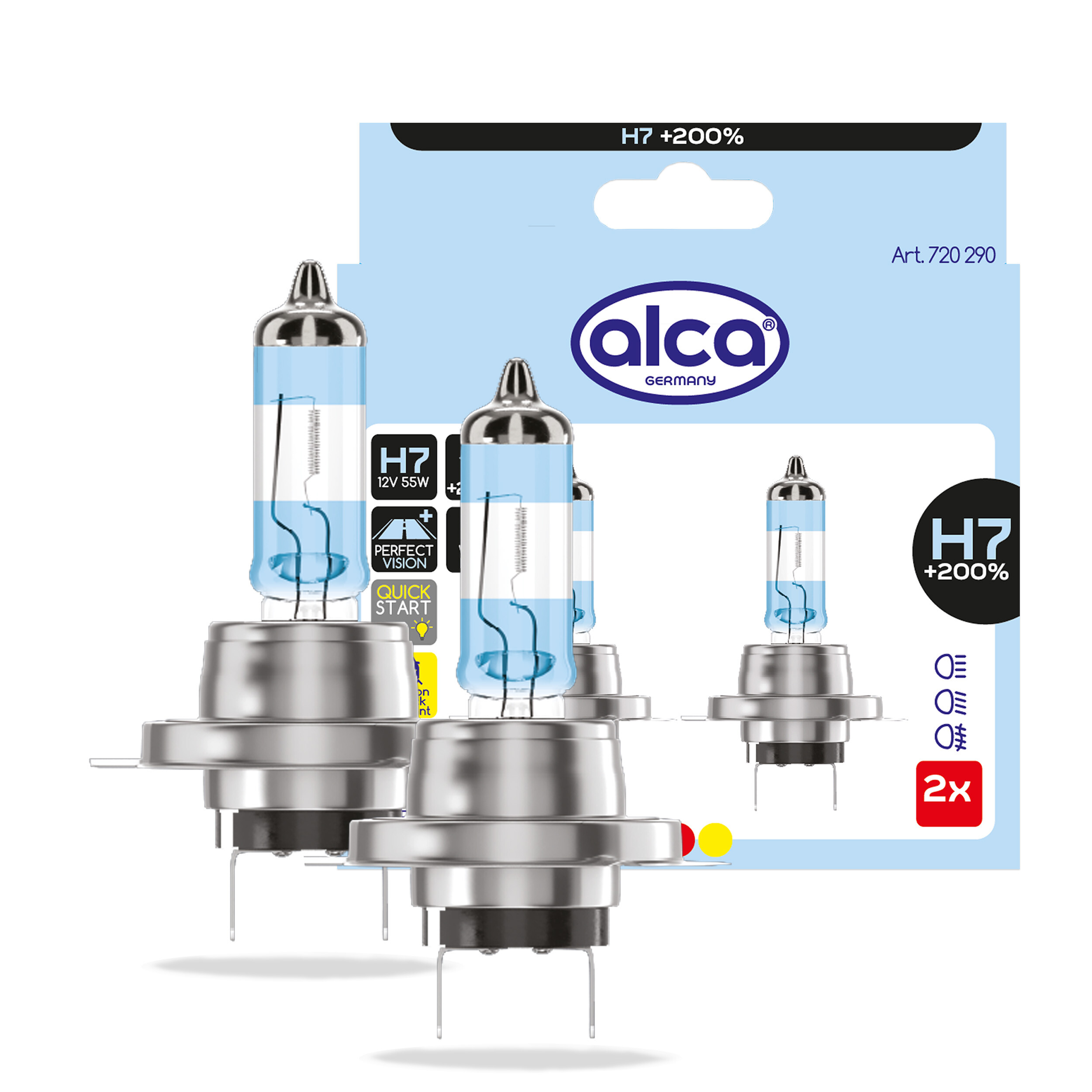 alca® Halogen Bulbs START and Perfect Vision