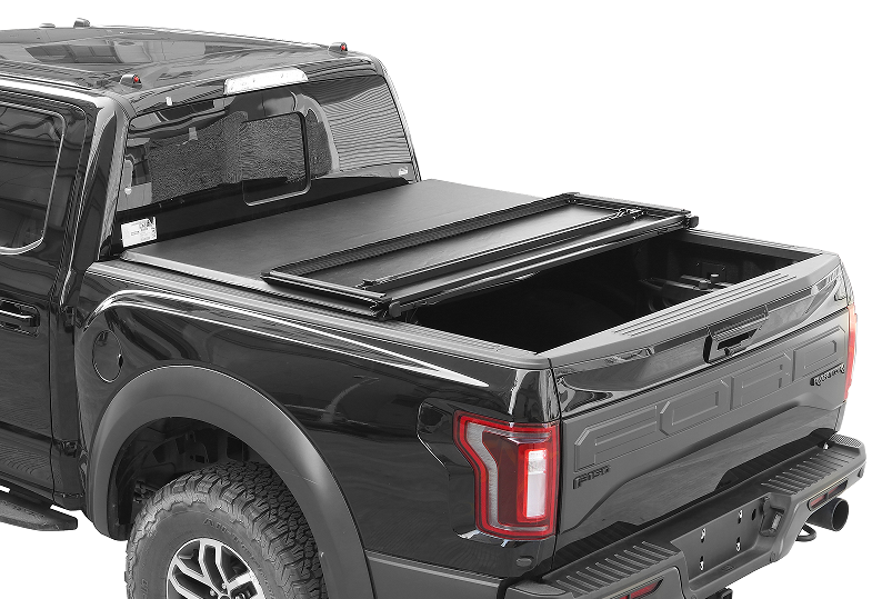 Soft tri-fold tonneau cover