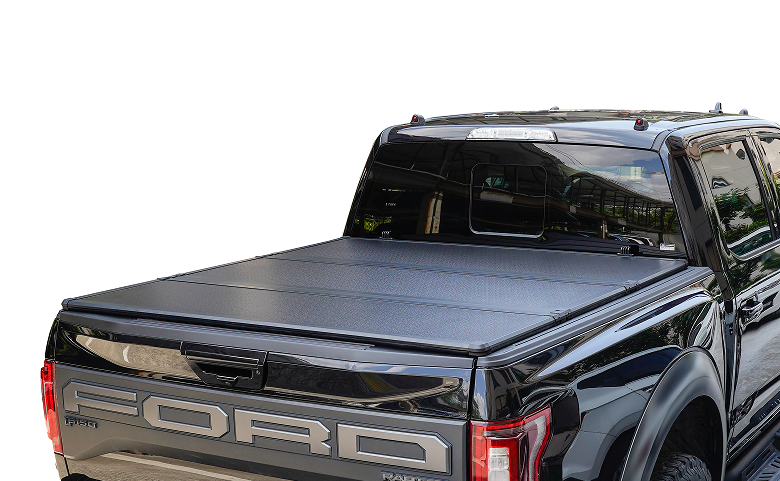 Hard tri-fold tonneau cover