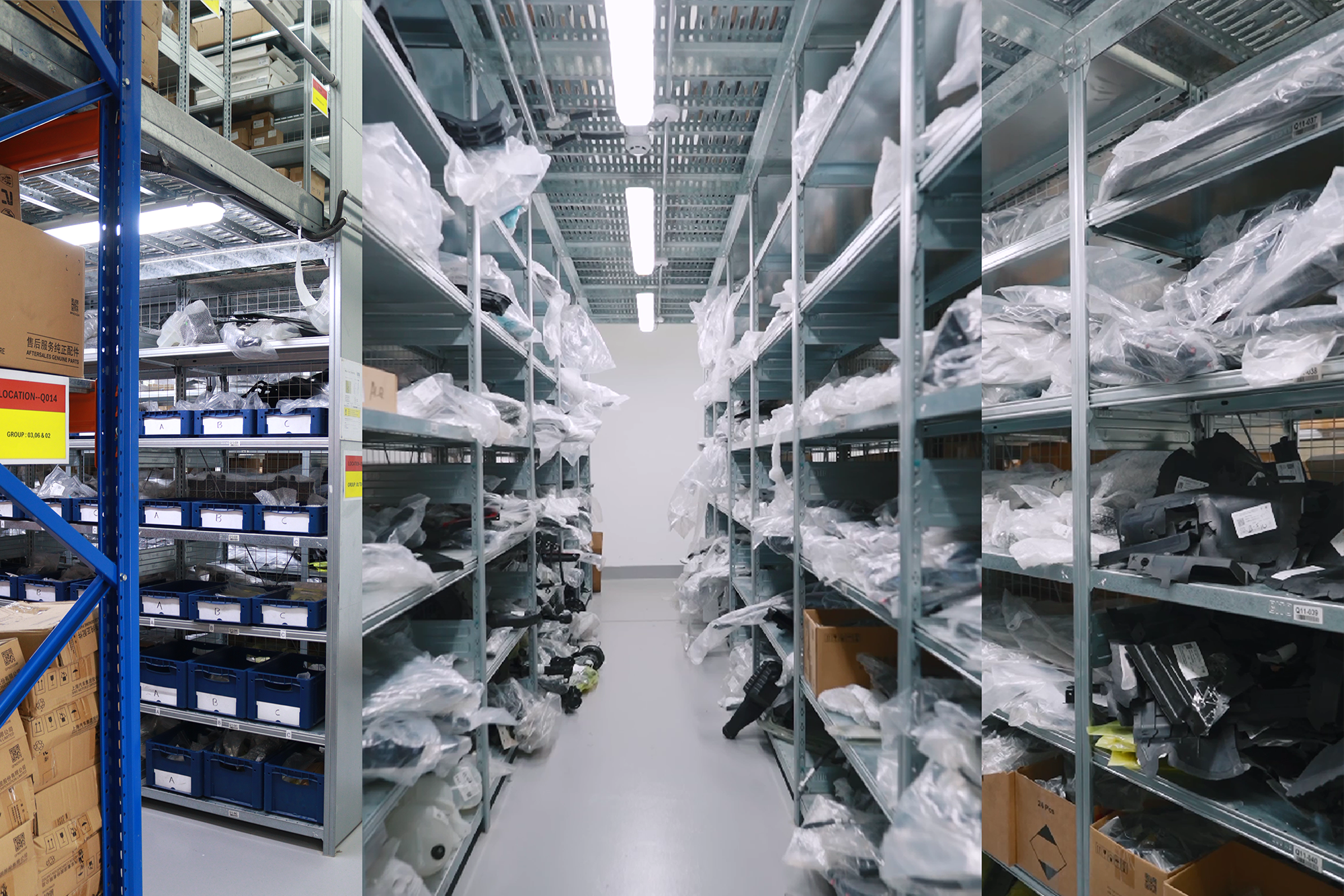 Big Inventory of Spare Parts 