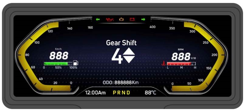 Digital Display - 12.3"