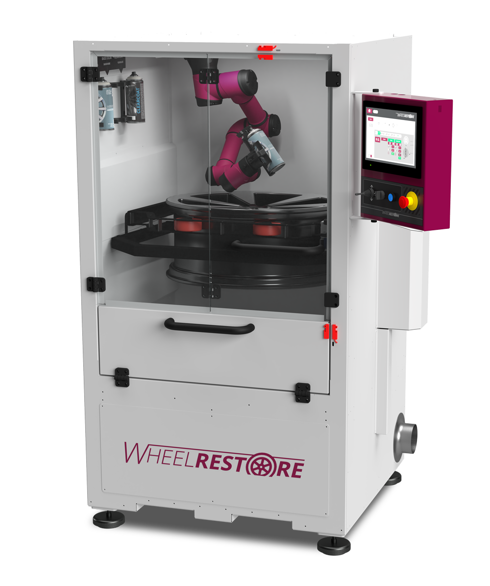 Automatic Wheel Painting Machine - Robot