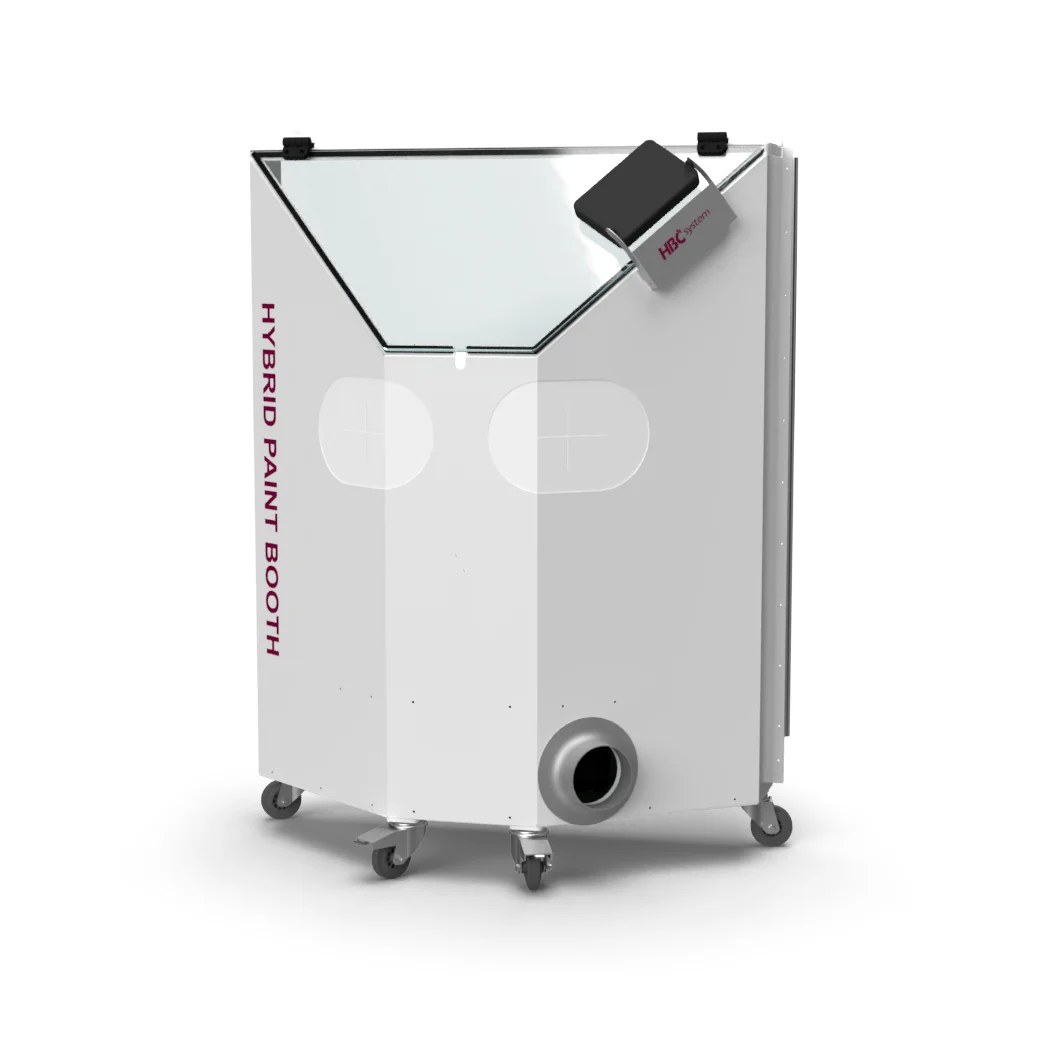 Mobile Hybrid Paint Booth