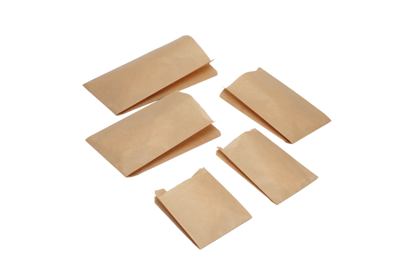 Flat paper bag