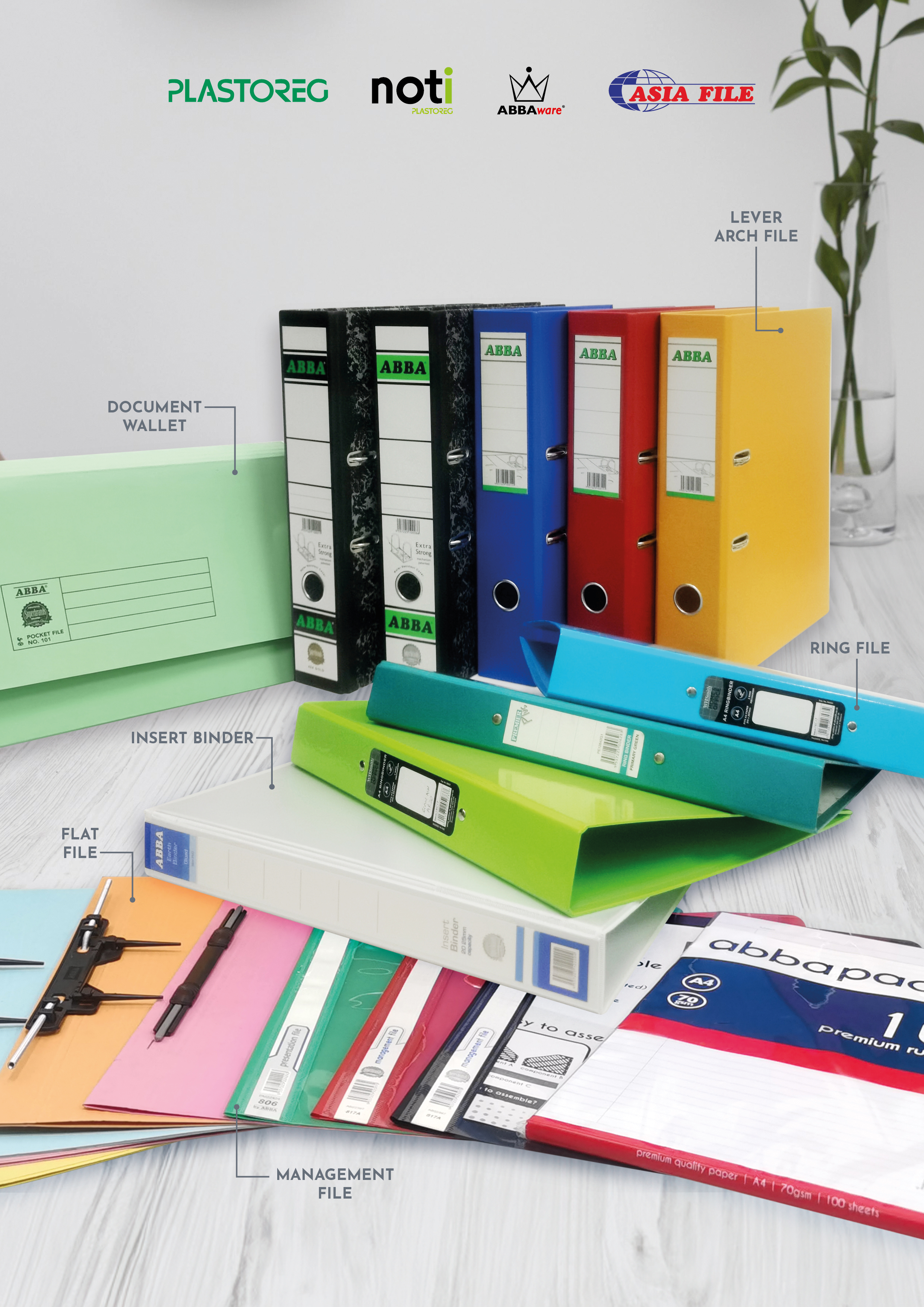 Lever Arch Files & Binders & Manila Files