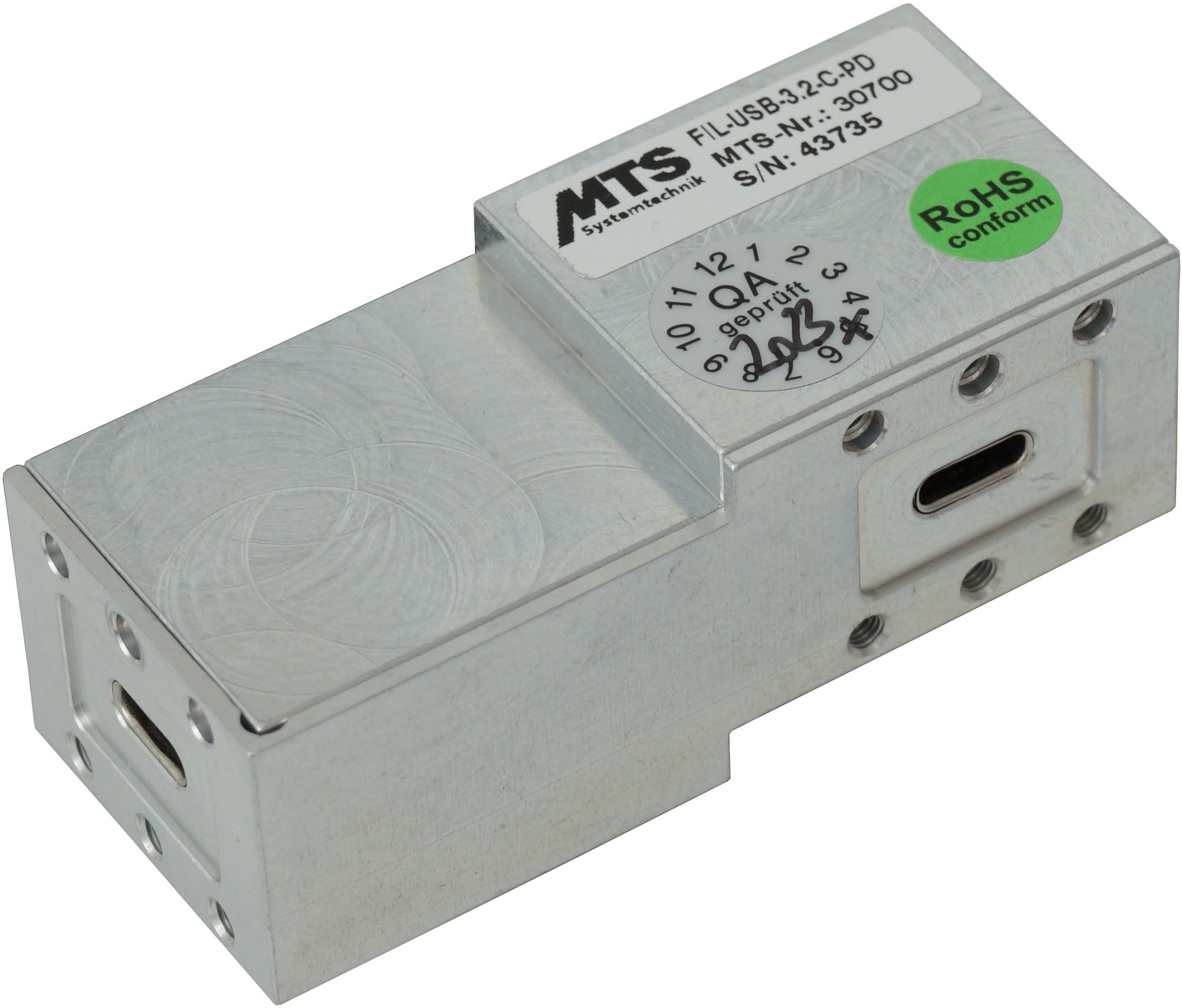 Filter module for USB4 and 10Gbit-LAN-PoE++