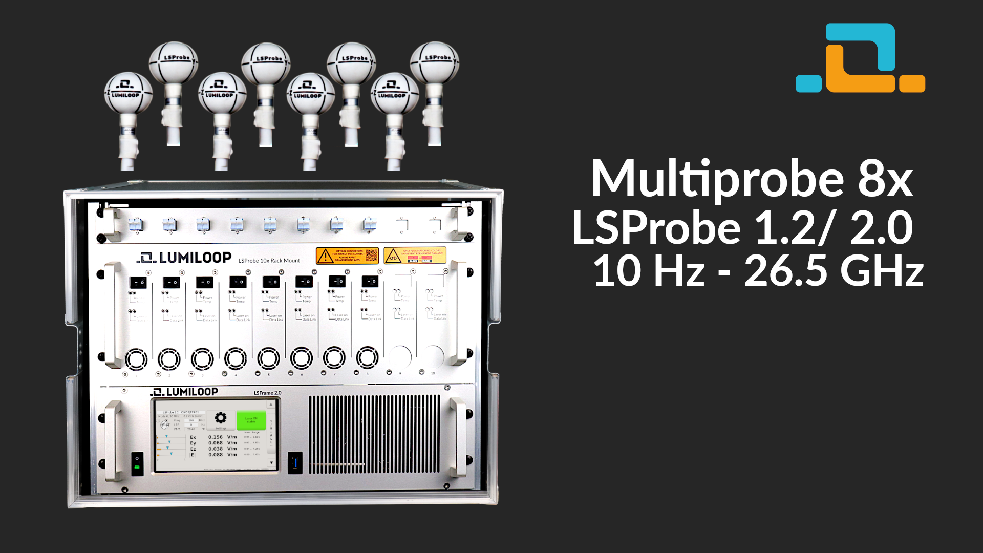 Multiprobe System: 8x LSProbe E-Field Probe