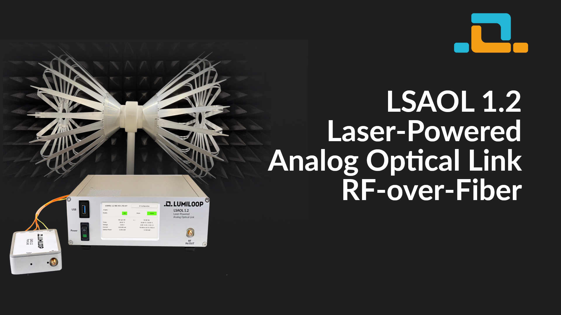 Laser-Powered Analog Optical Link