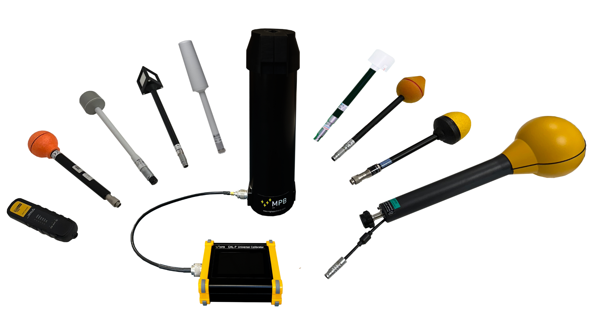 CAL-P - Universal calibrator for broadband sensors, selective antennas, personal protective equipment (PPE) for electromagnetic fields (EMF)