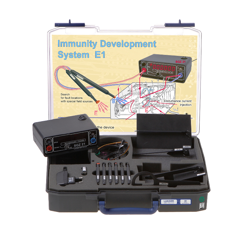 LANGER E1 SET | Immunity development system, set for burst and ESD interference