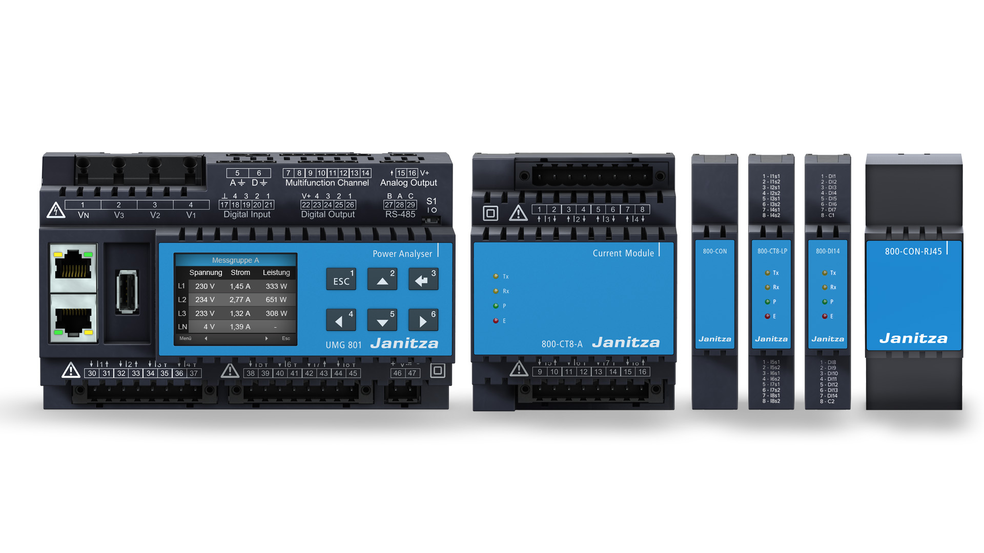 Modulary Expandable Power Analyzer – UMG 801