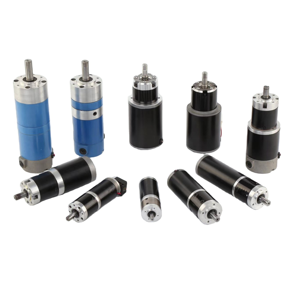 AC/DC planetary gear motor