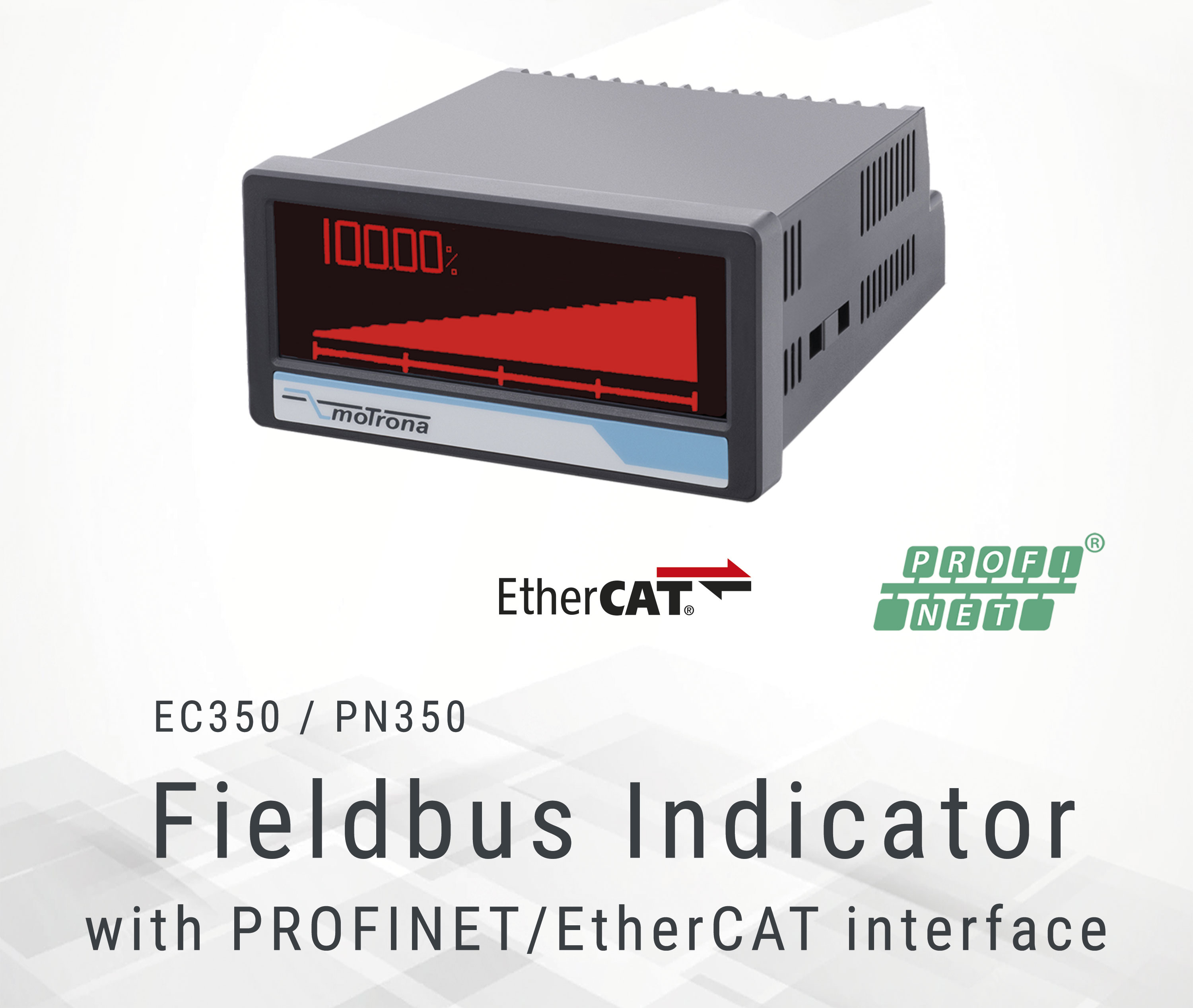 Fieldbus indicators PN350 / EC350 - Efficient visualization solutions for Industry 4.0