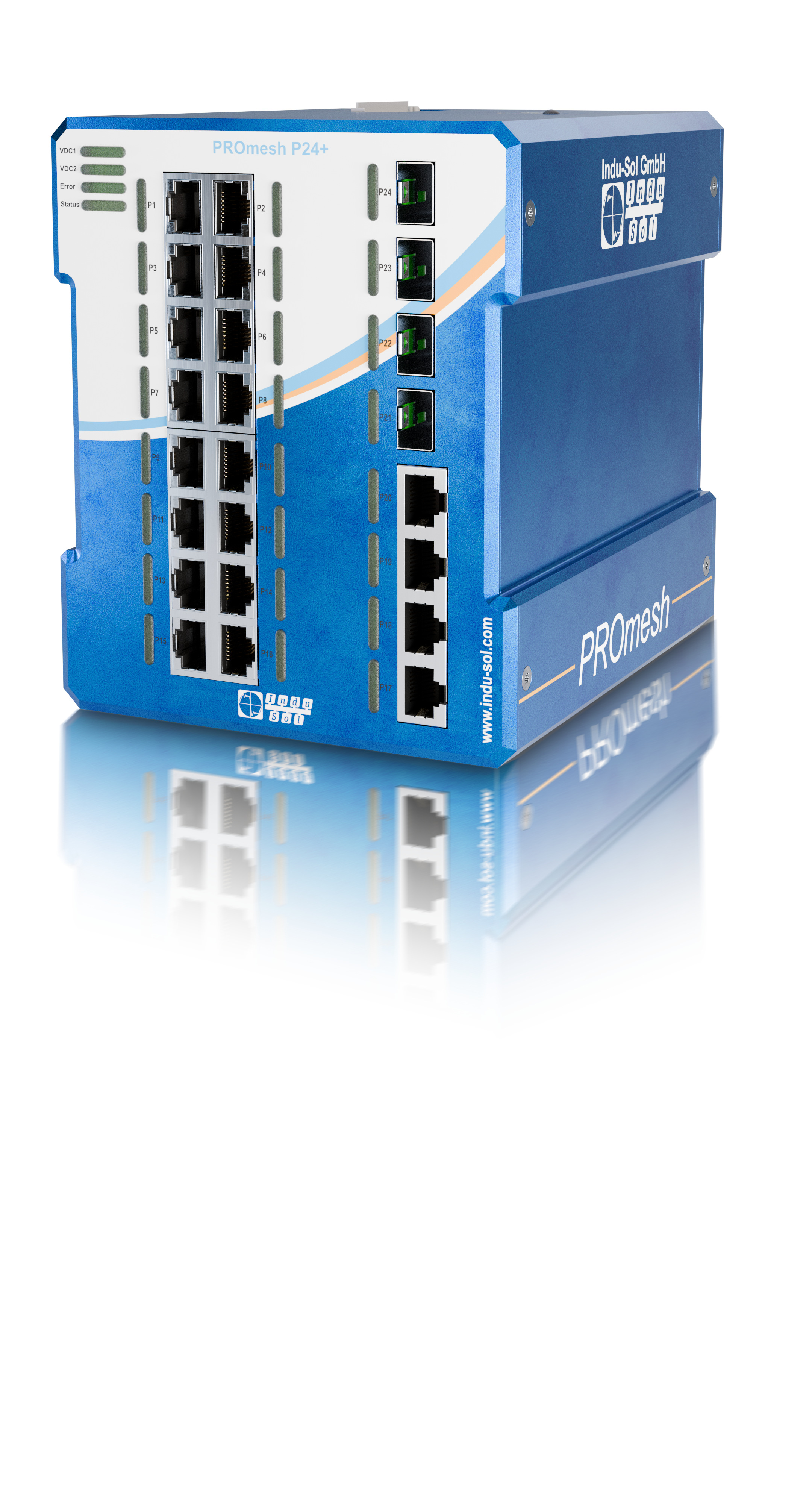 PROmesh P24+ – The full-managed 24-port switch for diagnostics and security