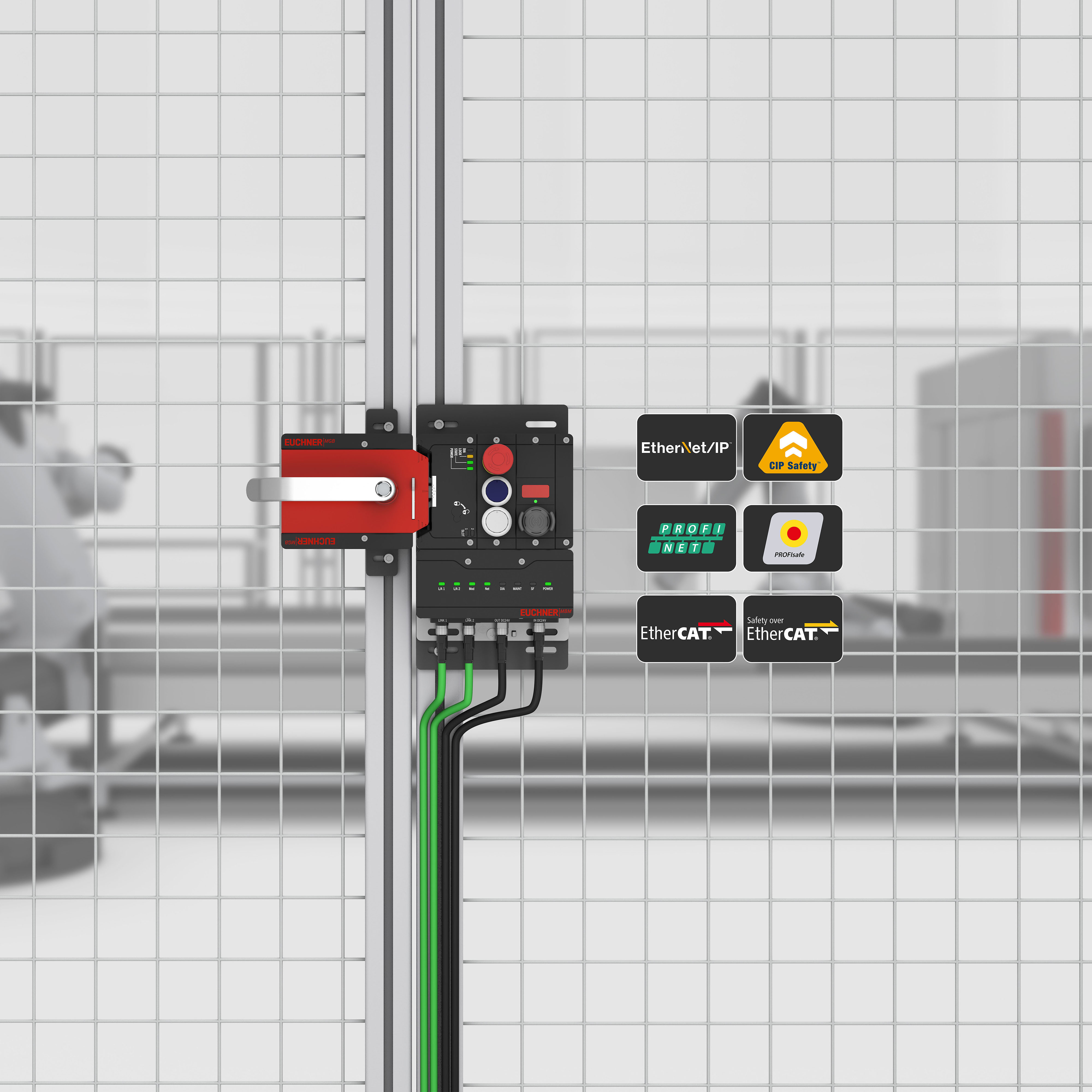 MGB2 MODULAR – new networking option for EtherNet IP / CIP Safety