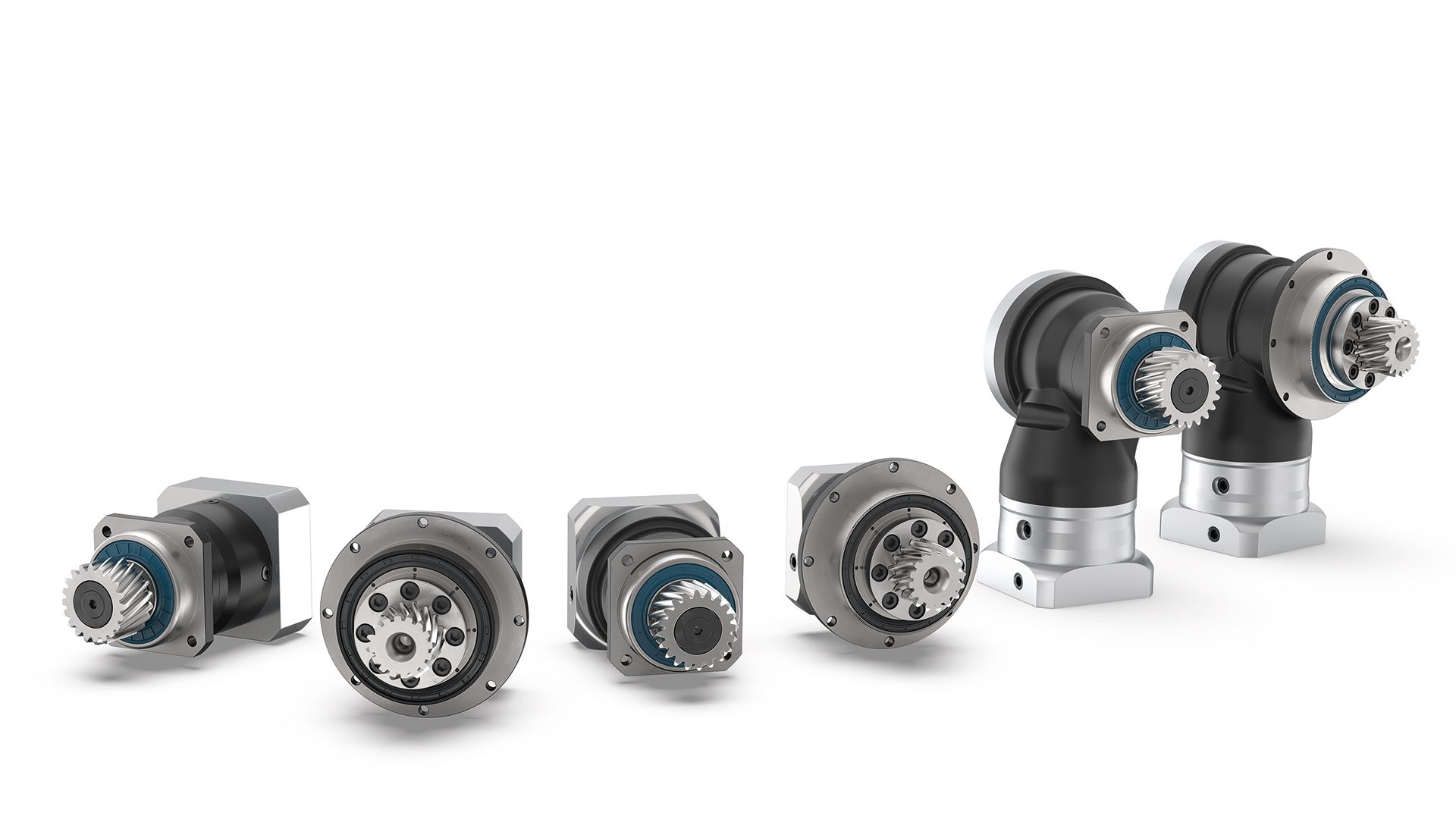 Planetary gearboxes with mounted pinion