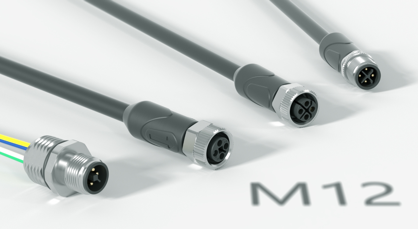 M12 Power S-coded, T-coded