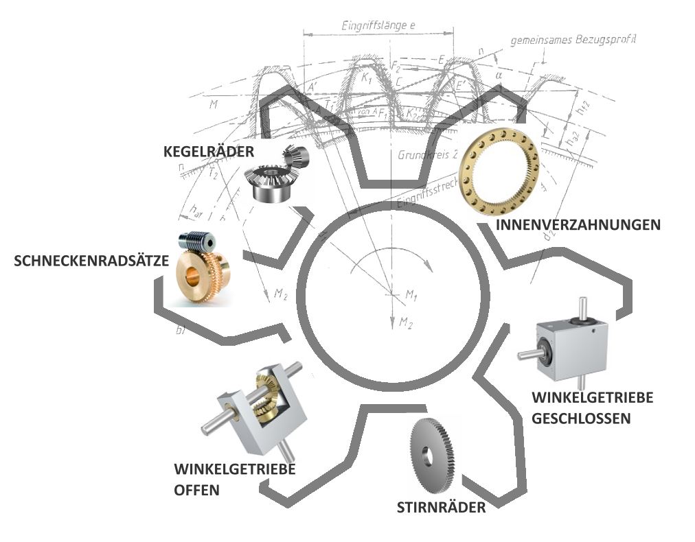 Gearing parts from ABP-Antriebstechnik GmbH